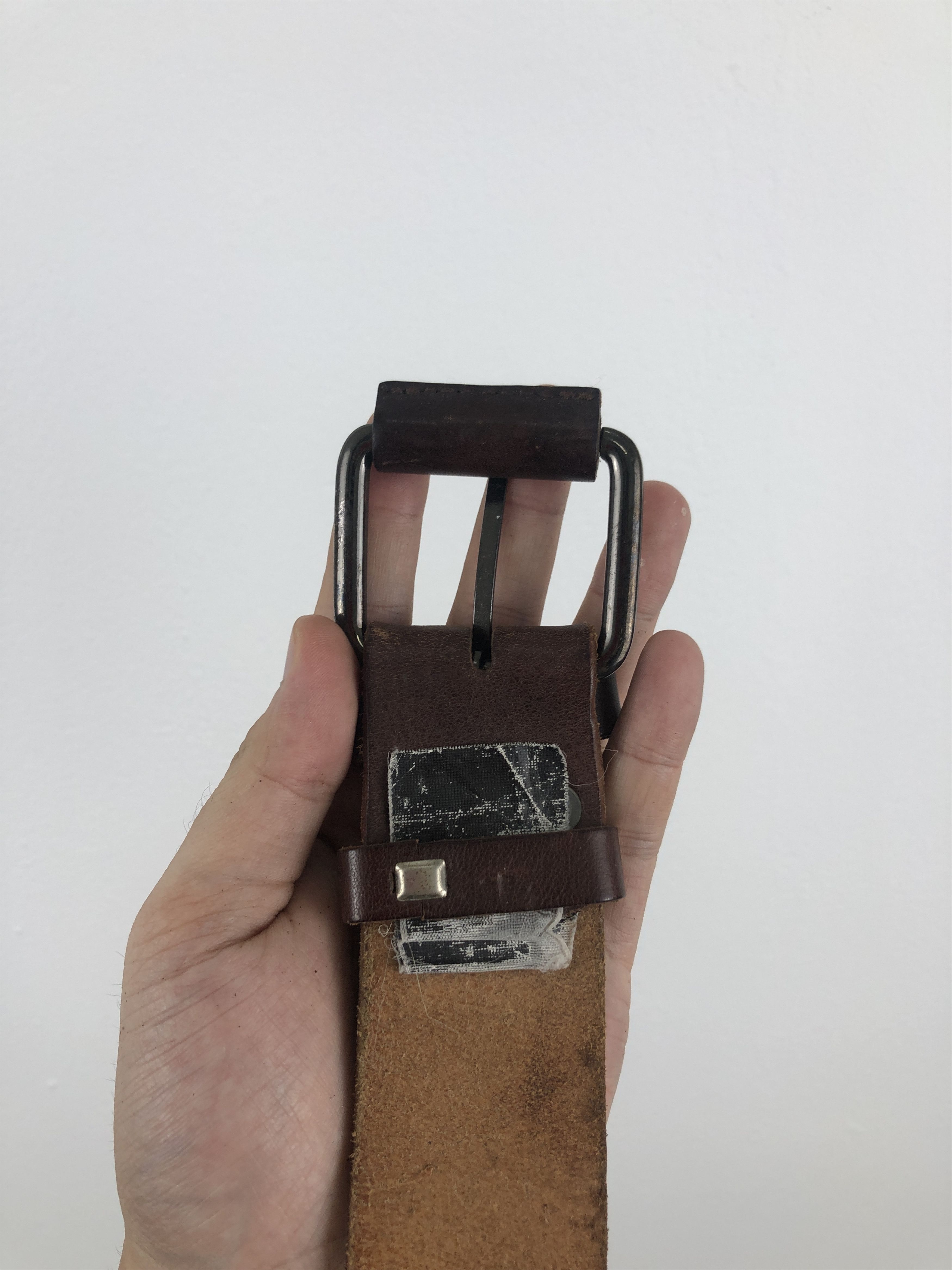 Armani Exchange Vintage Armani Exchange Leather Belt B0043 Size ONE SIZE - 4 Thumbnail