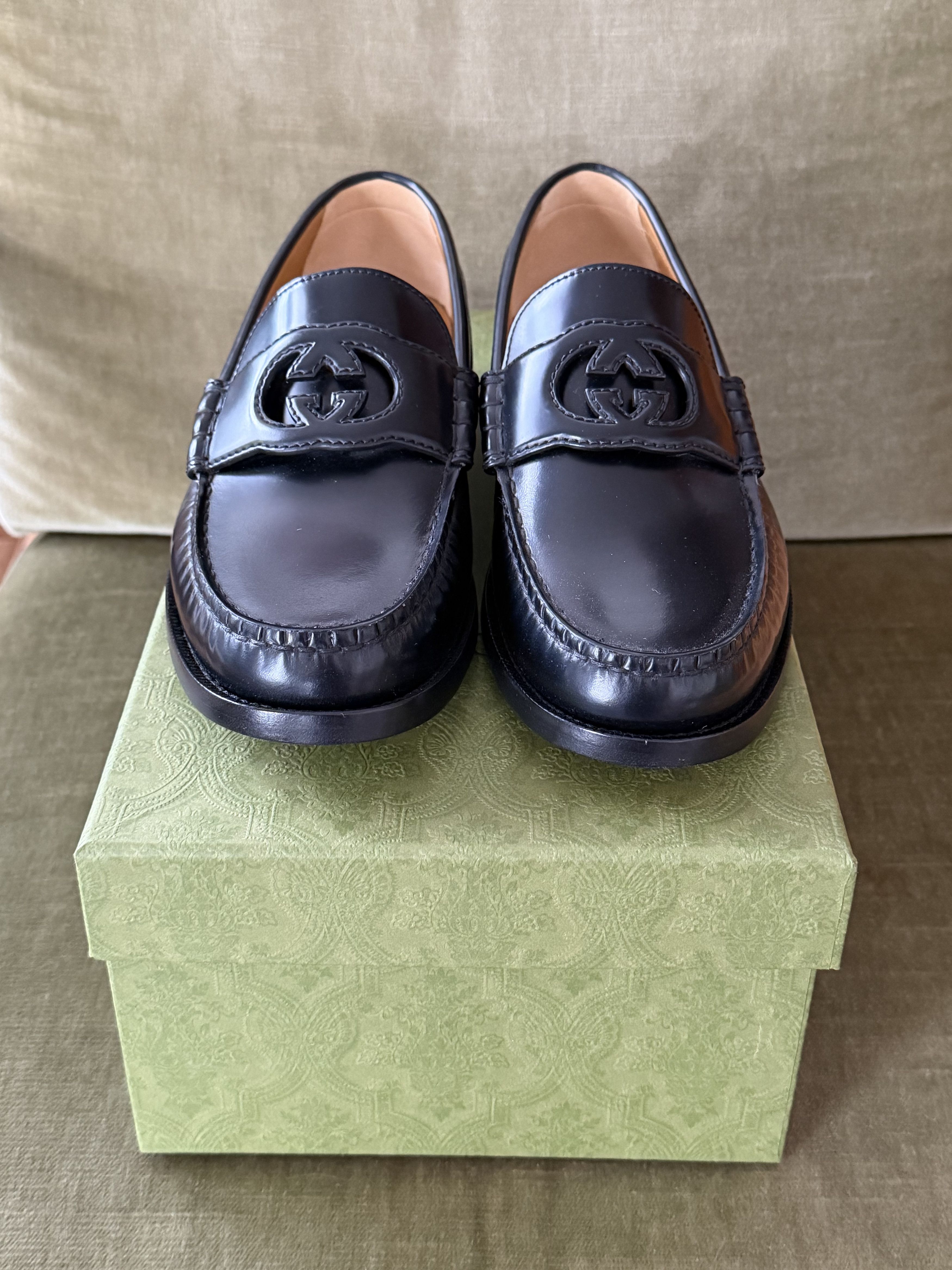 Gucci Gucci Loafer 'Interlocking G - Black' Size US 9 / EU 42 - 7 Thumbnail
