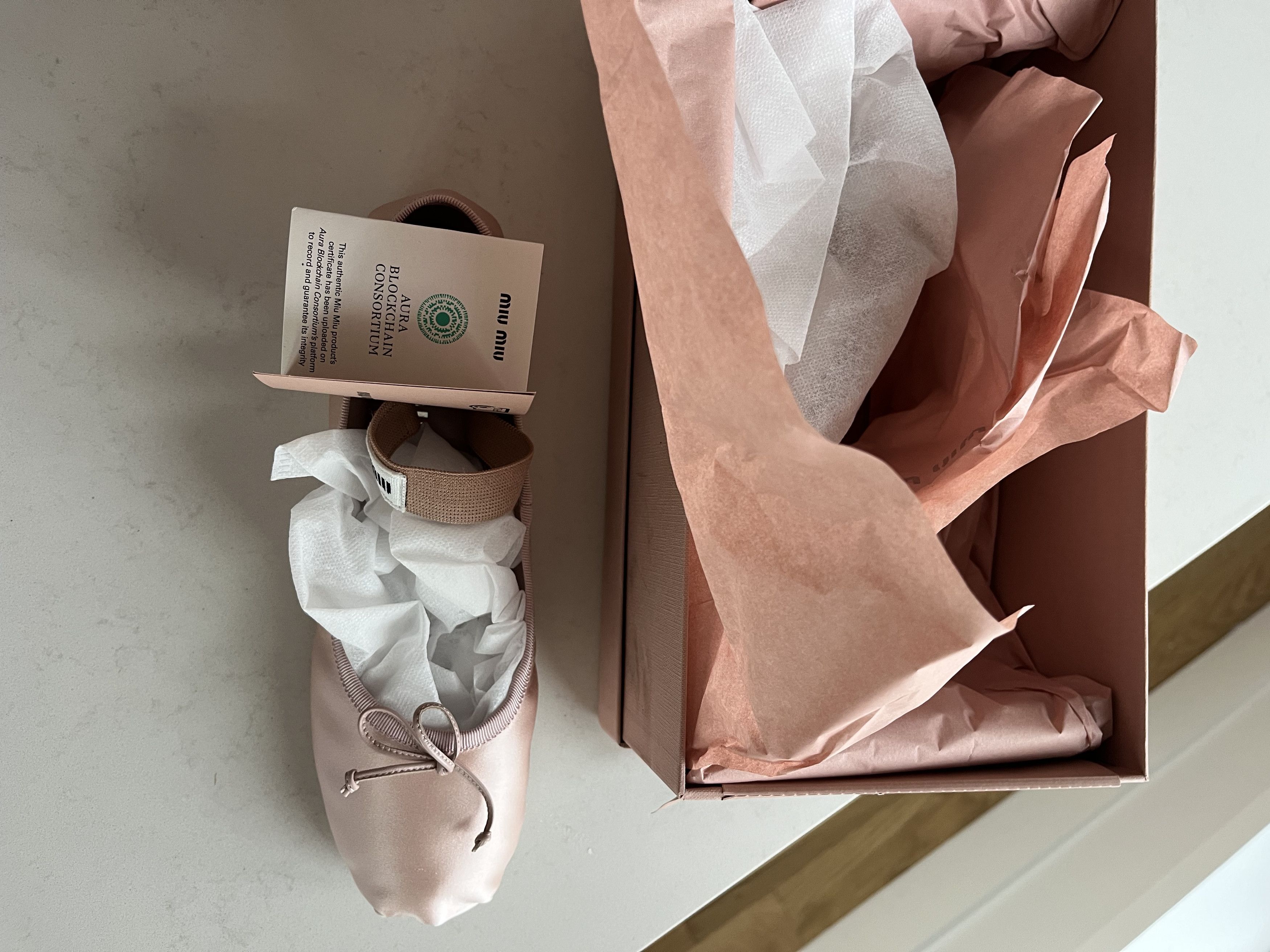 Miu Miu Miu Miu Pink Satin Ballerina Slippers Size US 10 / IT 40 - 3 Thumbnail