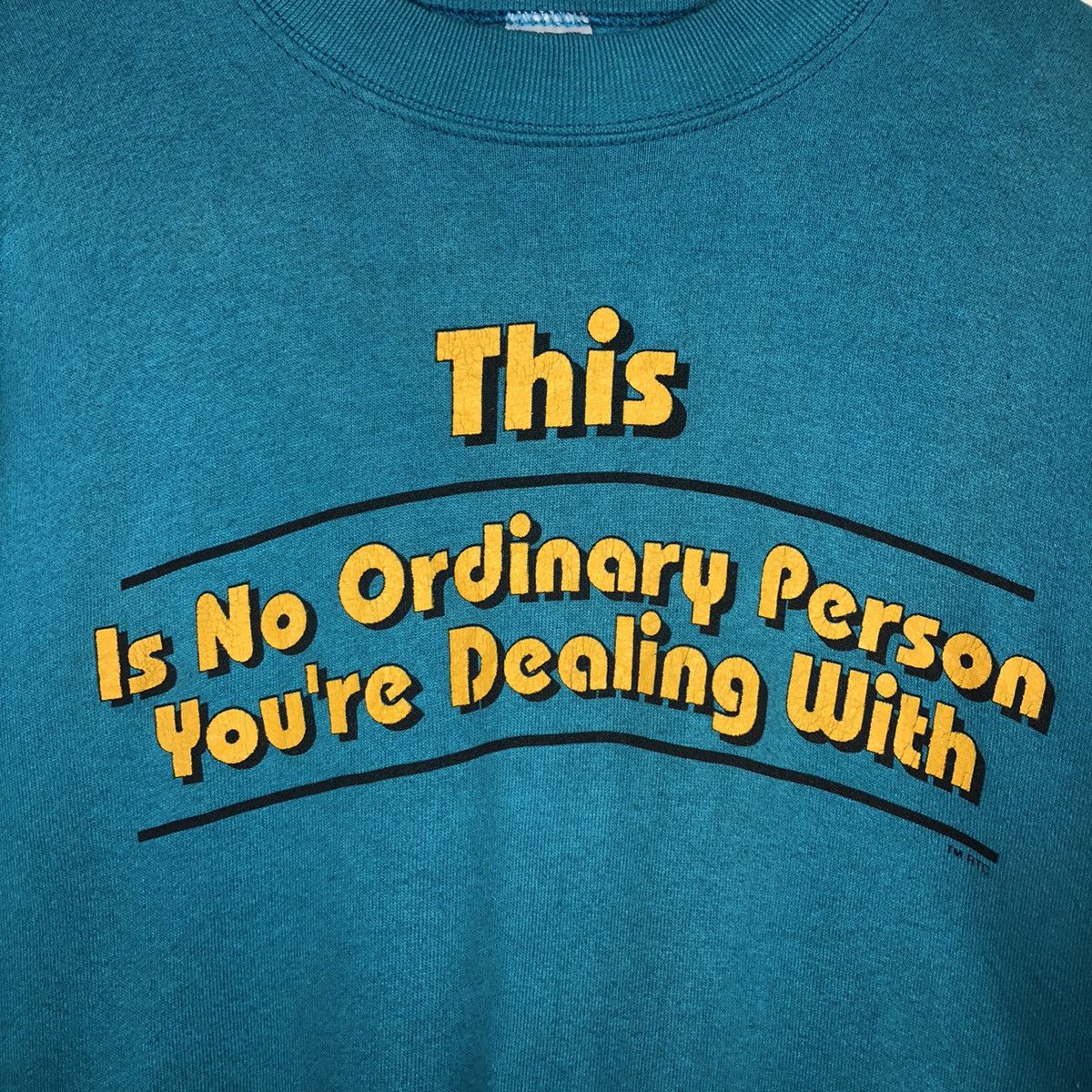Vintage 📌Vintage Sweatshirt Fruit Of The Loom Clorkwork Band Design Size US L / EU 52-54 / 3 - 13 Thumbnail