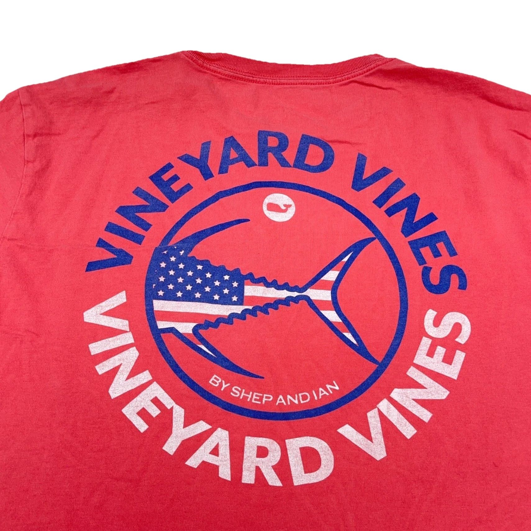 Vineyard Vines VINEYARD VINES Shirt Men M Pink Tee Flat Pocket American Preppy Fish Adult Size US M / EU 48-50 / 2 - 3 Thumbnail