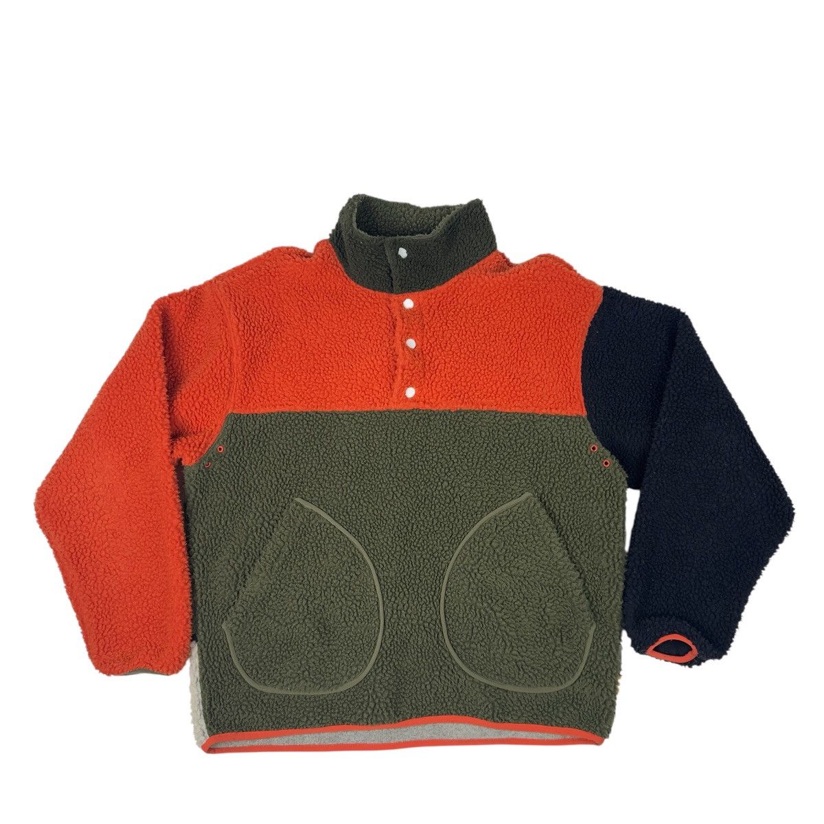 Vans Vans Vault x Nigel Cabourn Sherpa Fleece ColorBlock Pullover Size US M / EU 48-50 / 2 - 2 Thumbnail
