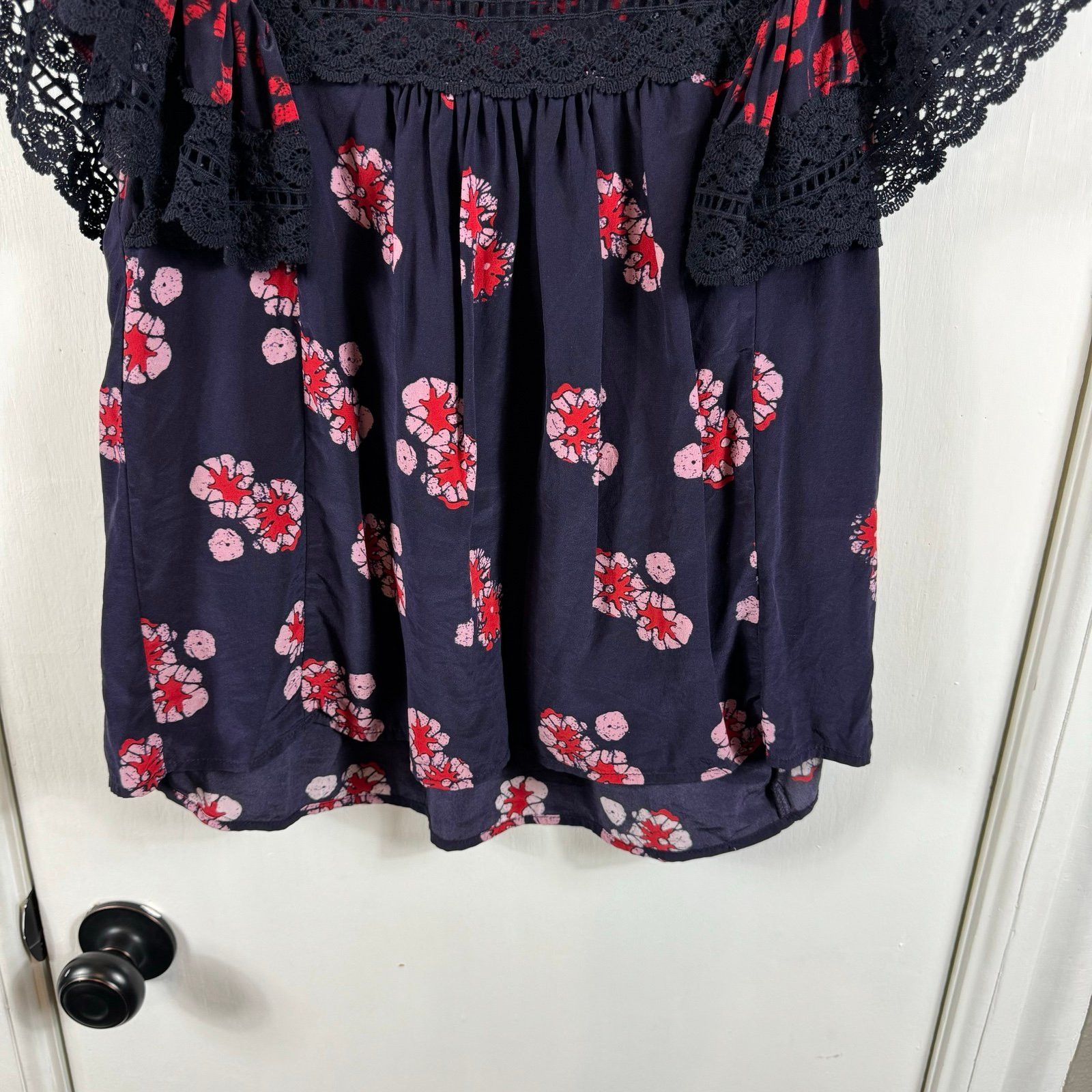 Sea New York Sea New York crochet trim flutter sleeve colorful loose fit Size XS / US 0-2 / IT 36-38 - 3 Thumbnail