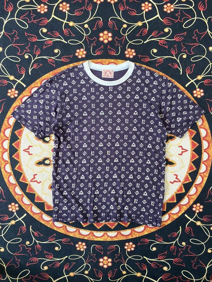 Evisu × Japanese Brand EVISU MONOGRAM T SHIRT Size US L / EU 52-54 / 3 - 1 Thumbnail