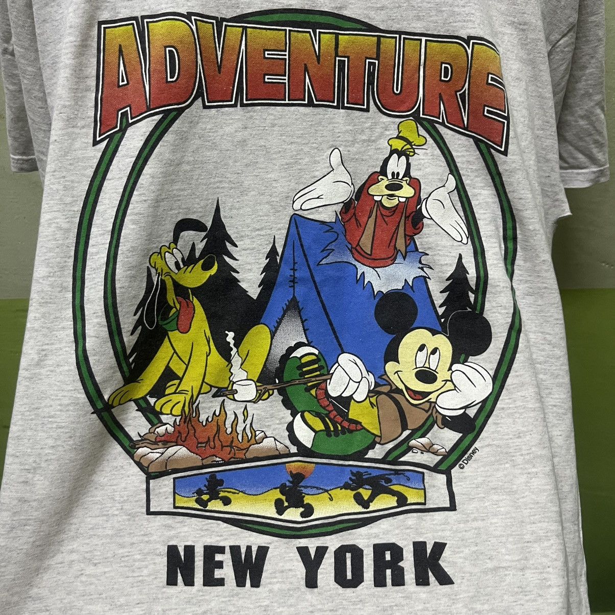 Mickey Mouse Rare Distressed Vtg Mickey Mouse And Friends ‘Adventure’ Tee Size US M / EU 48-50 / 2 - 5 Thumbnail