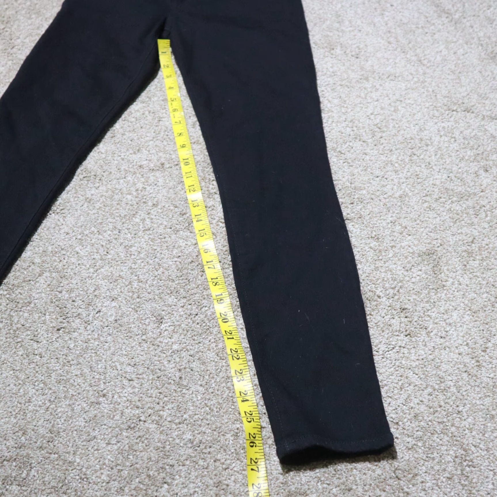 Gap Gap Jeans Women Adult 27 Black Mid Rise Skinny Denim 5-Pocket Womens Size 27" / US 4 / IT 40 - 6 Thumbnail