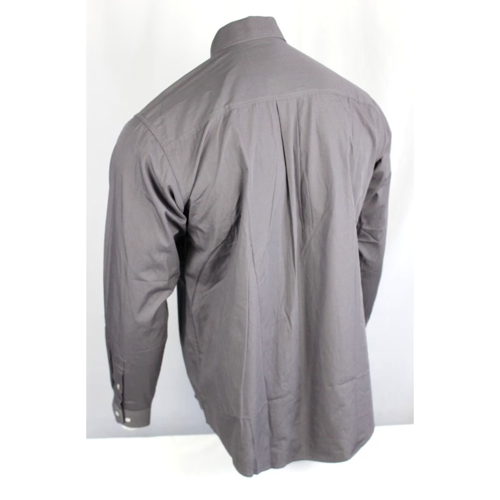 Vintage Cinch Men's Western Button Shirt Solid Long Sleeve S Small Gray MTW1104238 Size US S / EU 44-46 / 1 - 5 Thumbnail
