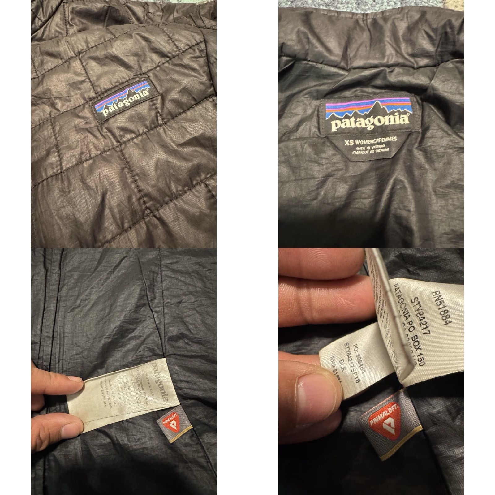 Patagonia Patagonia Nano Puff Jacket Black XS Regular Women's Coat Insulated Outdoor Primaloft Quilt Zip Size XS / US 0-2 / IT 36-38 - 11 Thumbnail