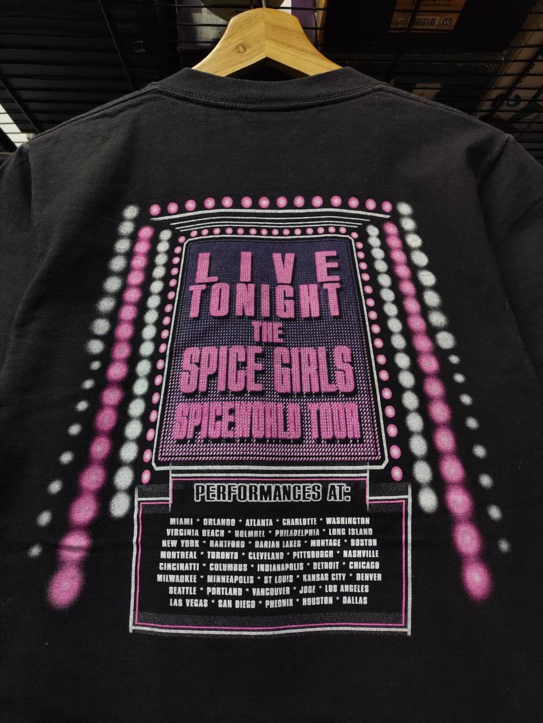 Band Tees Vtg 90's Spice Girls Spiceworld Promo Tour T-Shirt Size US S / EU 44-46 / 1 - 10 Thumbnail