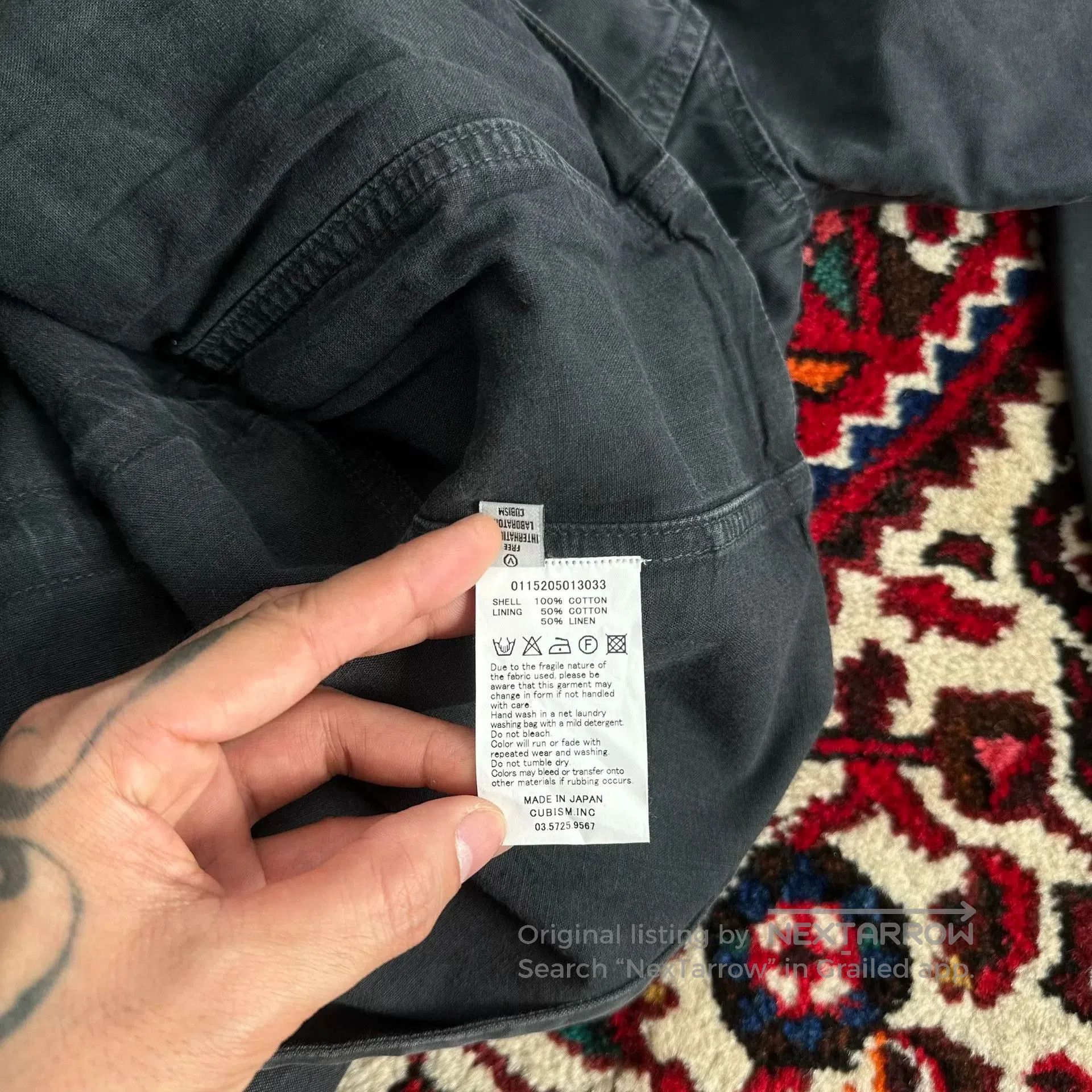 Visvim visvim 15AW ACHSE PATCHES jacket size 1. Size US S / EU 44-46 / 1 - 7 Thumbnail