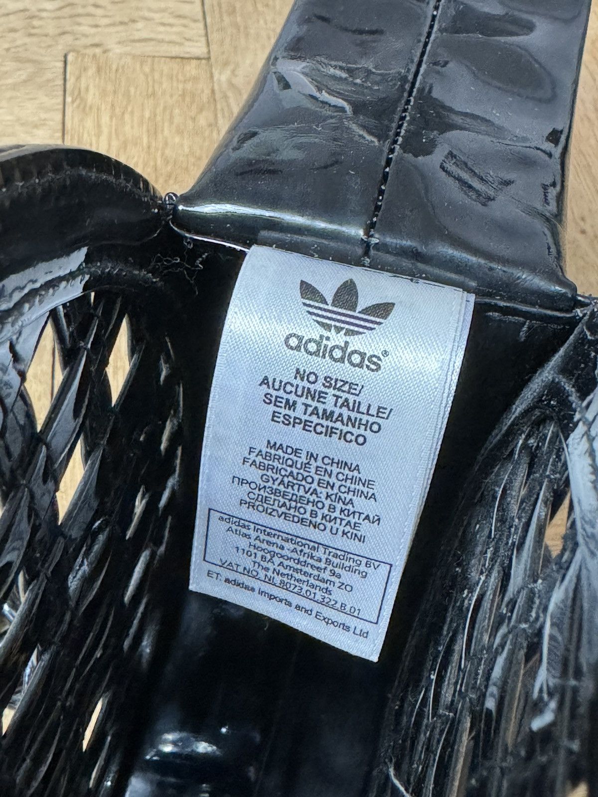 Adidas × Jeremy Scott Adidas x Jeremy Scott Basket Shoulder Bag Black Size ONE SIZE - 8 Thumbnail
