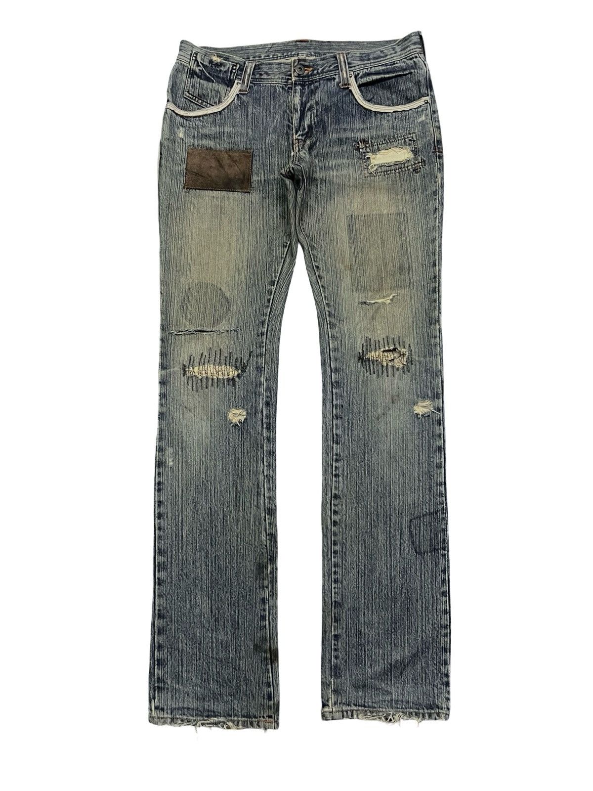 Hysteric Glamour Vintage Archive 2000s DIFFERENT by Rupert Edge Japan Denim Size US 33 - 2 Thumbnail