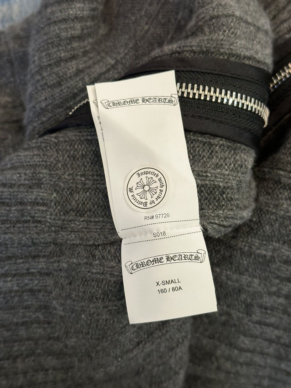 Chrome Hearts CHROME HEARTS PATCHED CASHMERE TURTLENECK Size XS / US 0-2 / IT 36-38 - 9 Thumbnail