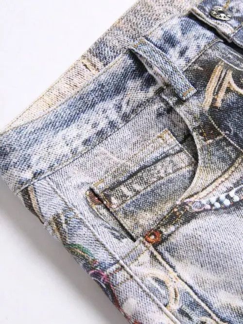 Jean × Vintage DRIP denim jeans Y2K Baggy vintage Size US 31 - 2 Thumbnail