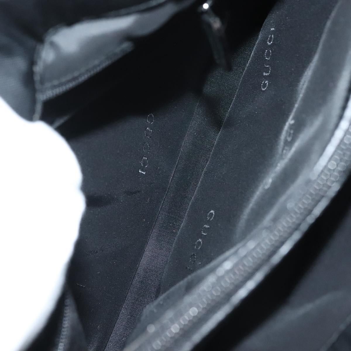 Gucci GUCCI Bamboo Hand Bag Nylon Black Silver 002 002 Size ONE SIZE - 16 Thumbnail