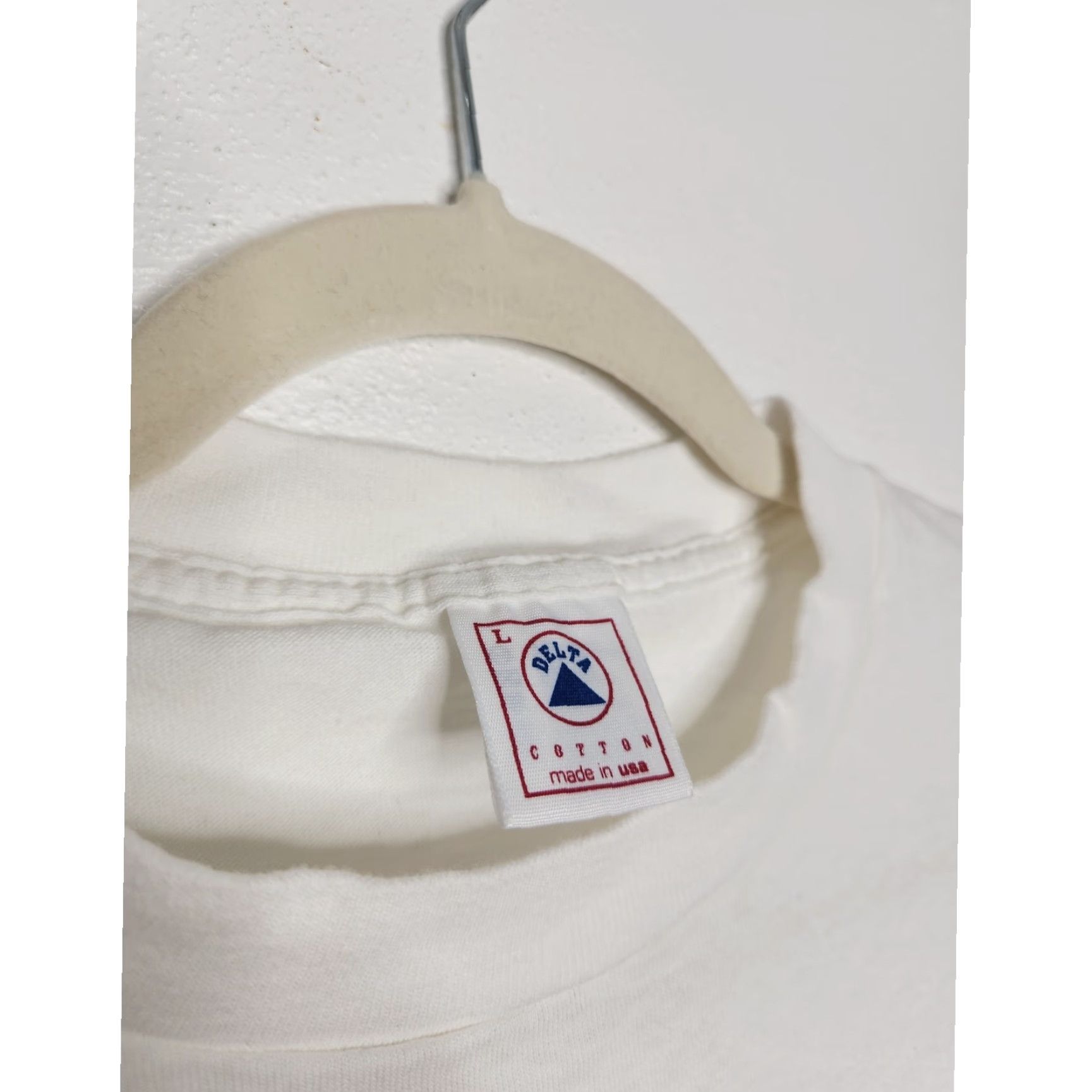 Delta VINTAGE Winston Drag Racing SIngle Keystone Nationals White Shirt Adults L White Mens Size US L / EU 52-54 / 3 - 4 Thumbnail