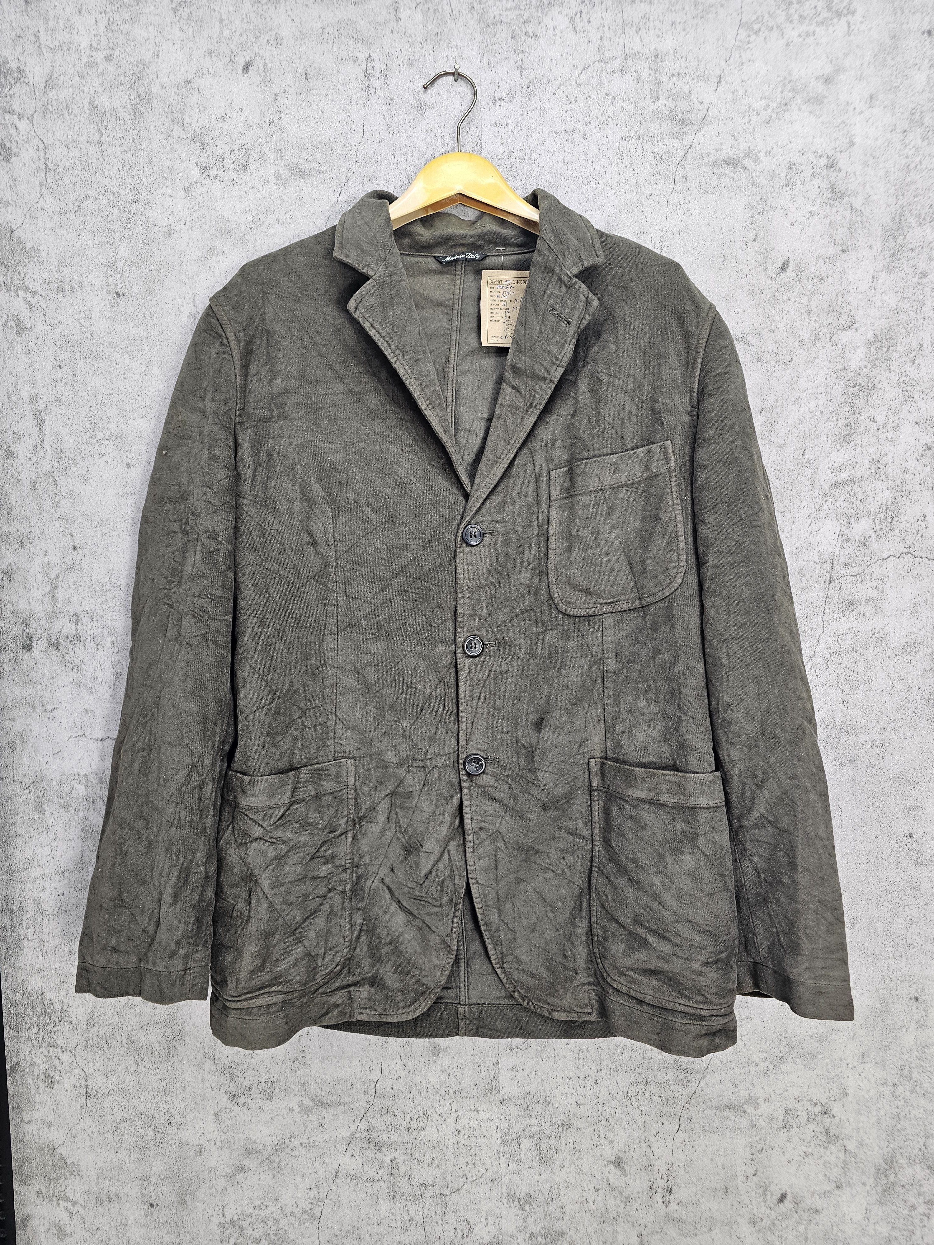 Vintage Vintage C.P. Company Blazer Waxes Cotton Jacket J0066 Size US M / EU 48-50 / 2 - 1 Thumbnail
