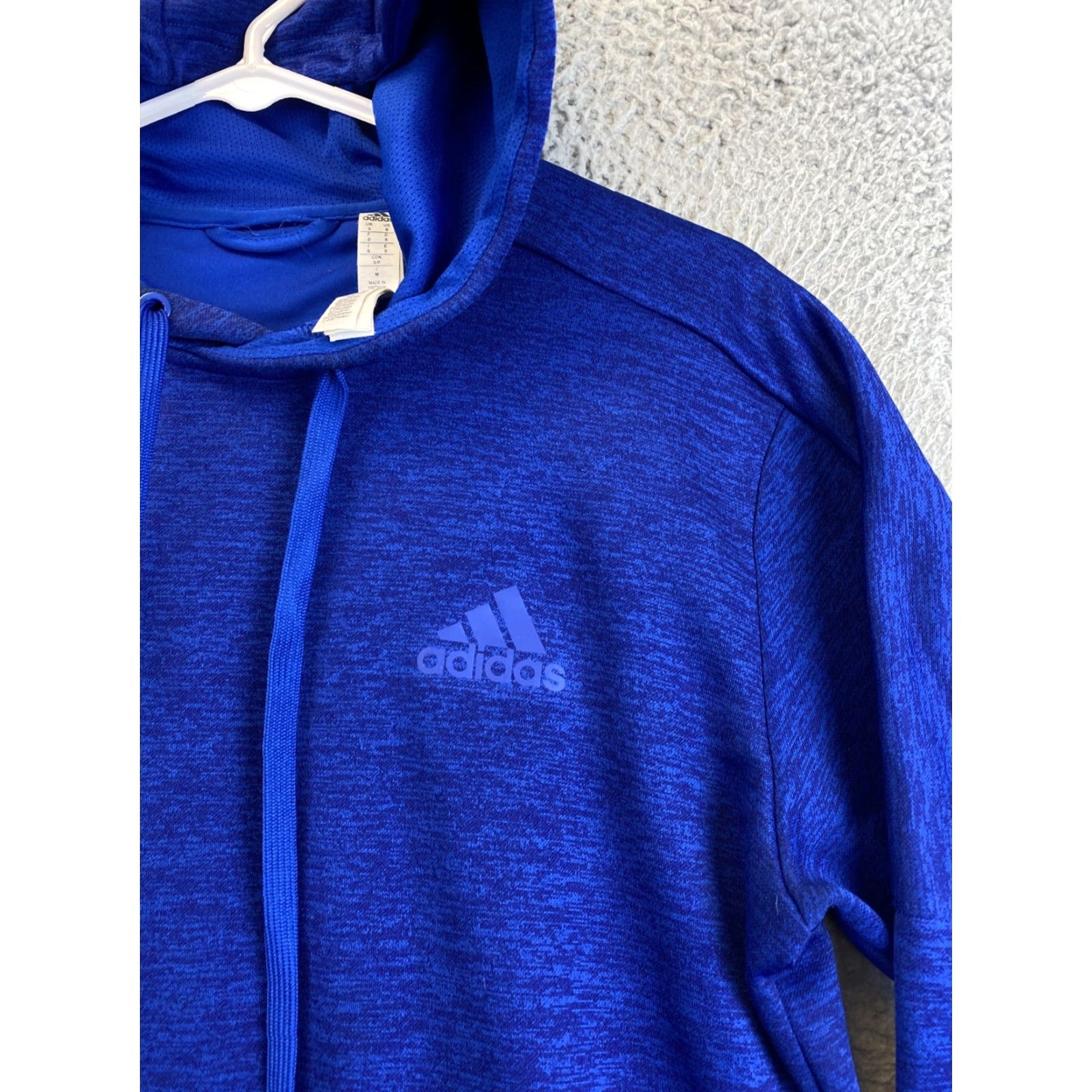 Adidas Adidas Men's Training Pullover Hoodie S royal blue climalite 92-25 XL blue Polyester Pockets Regular Style Hoodie Men Brand Size US S / EU 44-46 / 1 - 2 Thumbnail