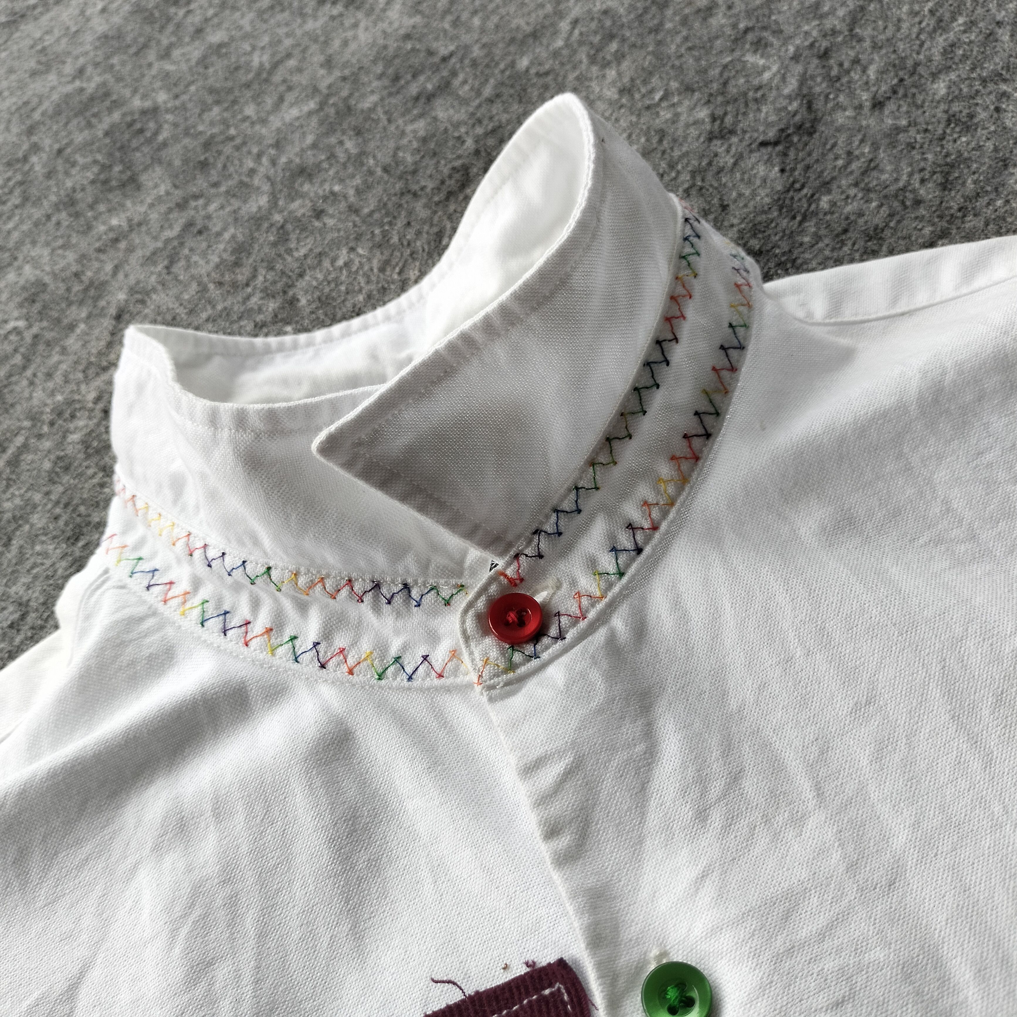 Beams Plus Rework Beams Japan patchwork ss shirt Size US XL / EU 56 / 4 - 11 Thumbnail