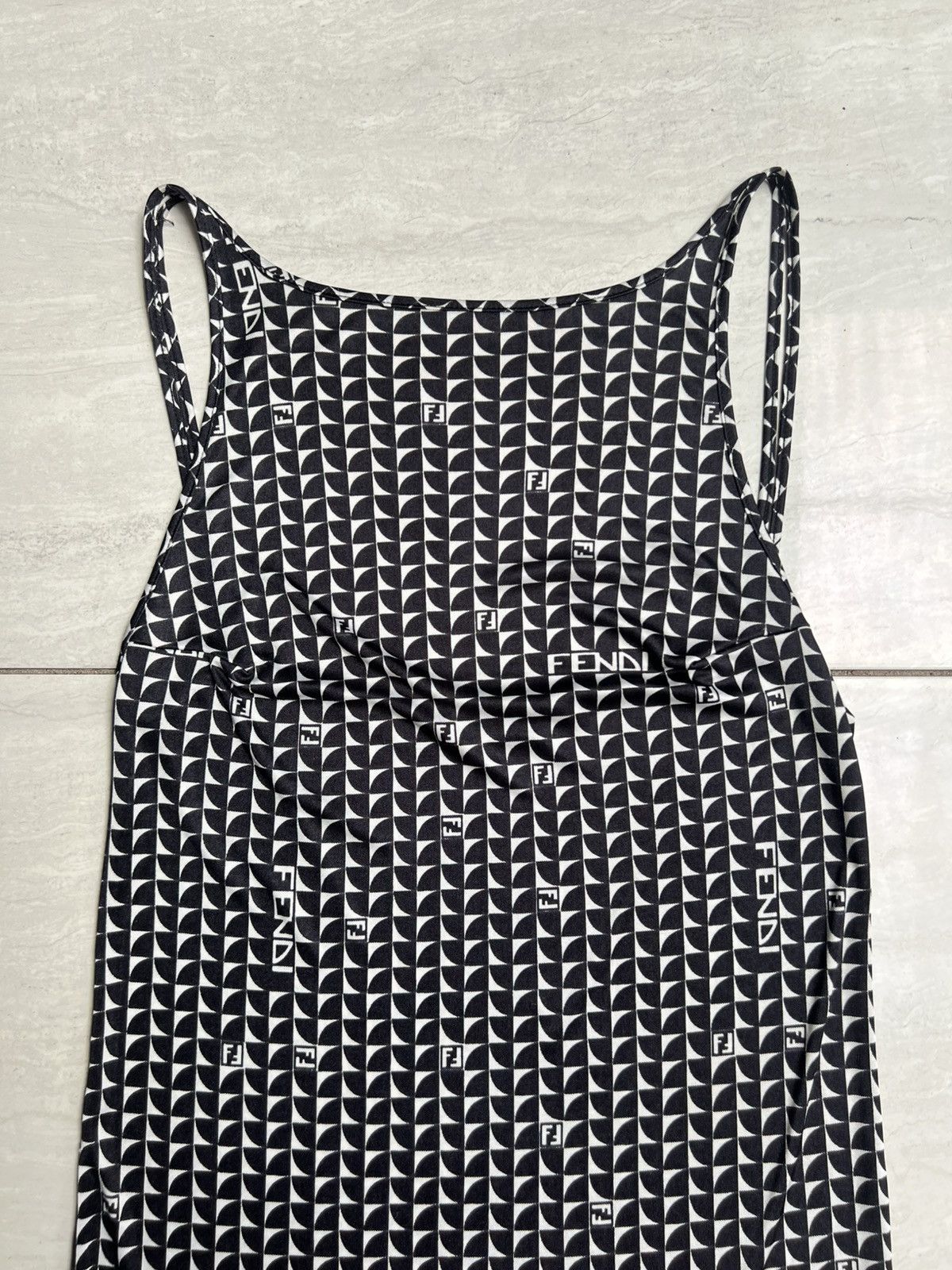 Fendi Fendi Motive Midi Dress Size XS / US 0-2 / IT 36-38 - 10 Thumbnail