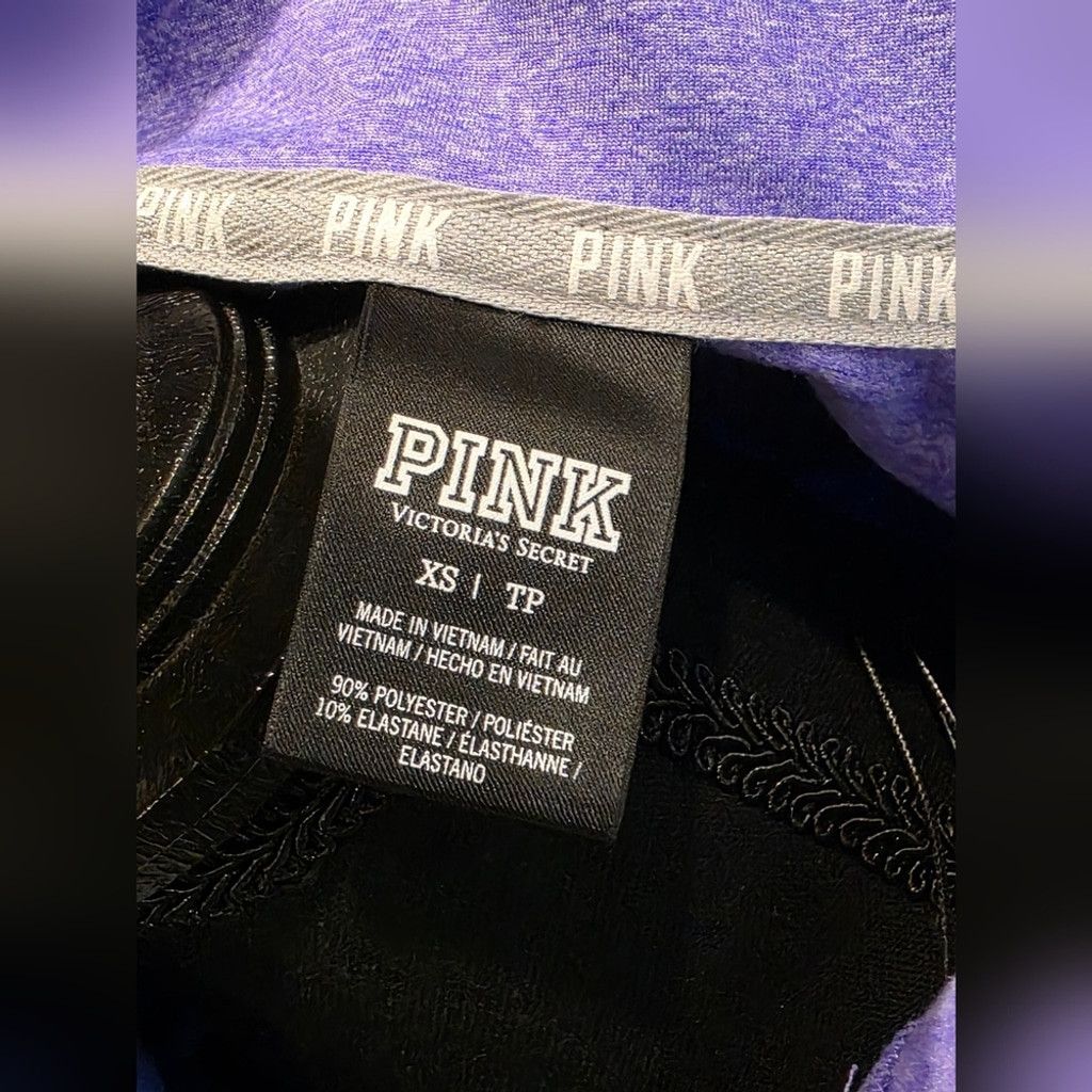 Pink PINK Purple and Black Quarter-Zip Pullover Size XS / US 0-2 / IT 36-38 - 9 Thumbnail