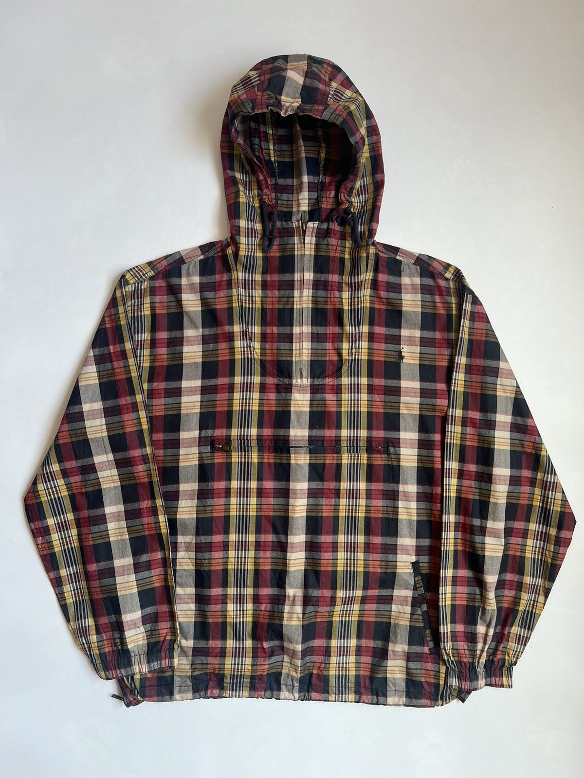 ジャケット・アウター 90s vtg Ralph cotton check anorak P ジャケット・アウター 90s vtg Ralph cotton check anorak P 90s