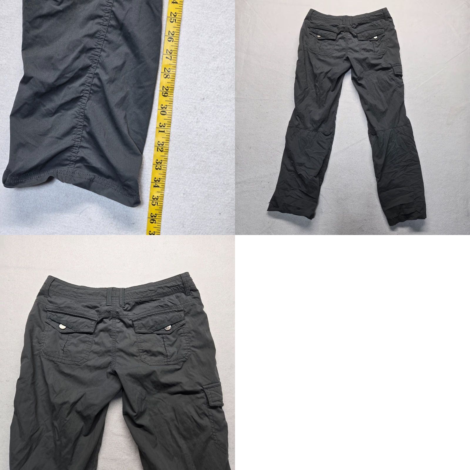 Vintage VINTAGE REI Co-Op Hiking Pants Adult Women's Size 2 Petite Gray Water Resistant Stretch Quick Dry Size 26" / US 2 / IT 38 - 8 Thumbnail