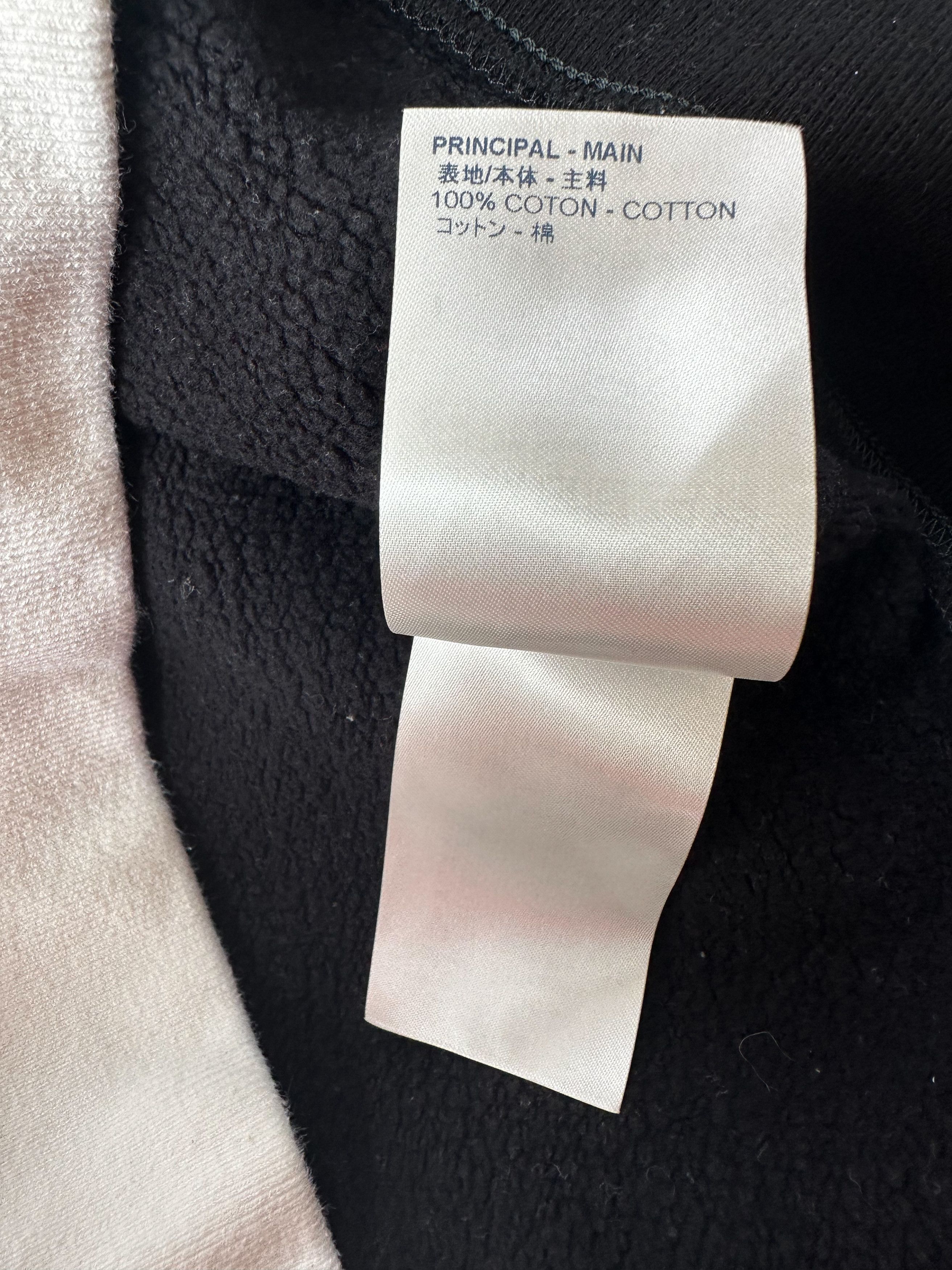 Louis Vuitton Louis Vuitton Black & White Peace Split Sweater Size US L / EU 52-54 / 3 - 5 Thumbnail