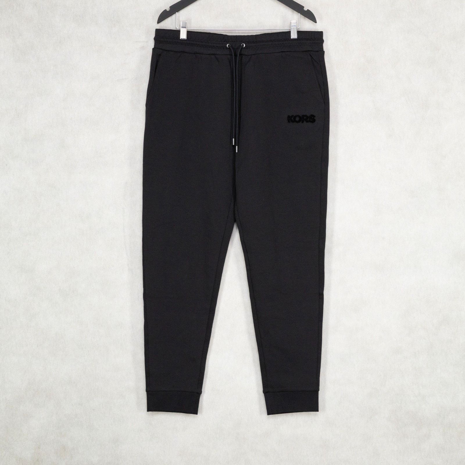 Michael Kors Michael Kors Men Textured Logo Jogger Pants Black Size L Size US 38 / EU 54 - 1 Thumbnail