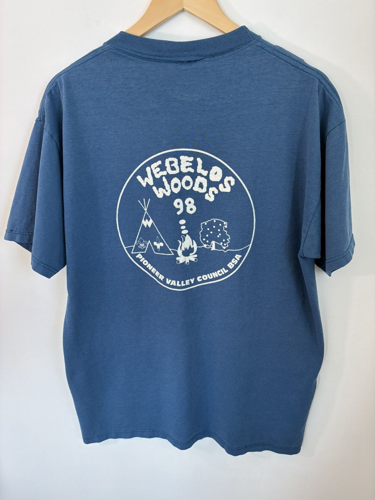 Vintage Sun Faded 1998 Camping Tee Size US L / EU 52-54 / 3 - 1 Thumbnail