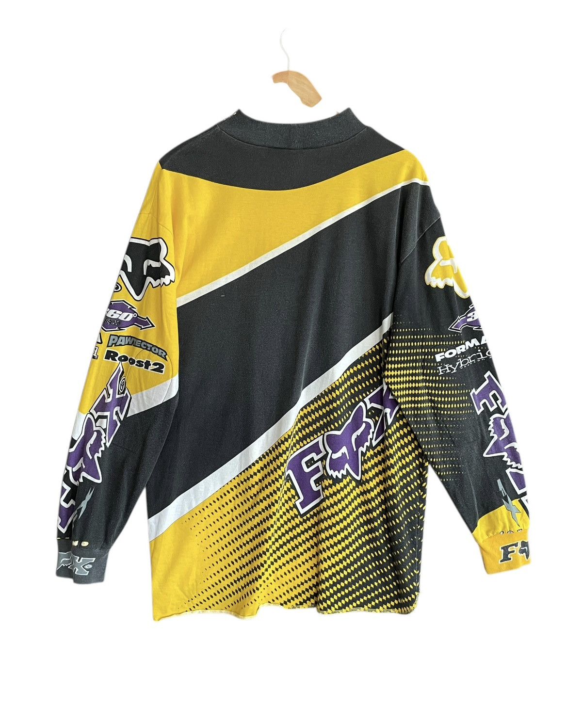 Fox Racing Very Rare Vintage Brand Fox Racing Motocross T-shirt 1990s Size US L / EU 52-54 / 3 - 2 Thumbnail