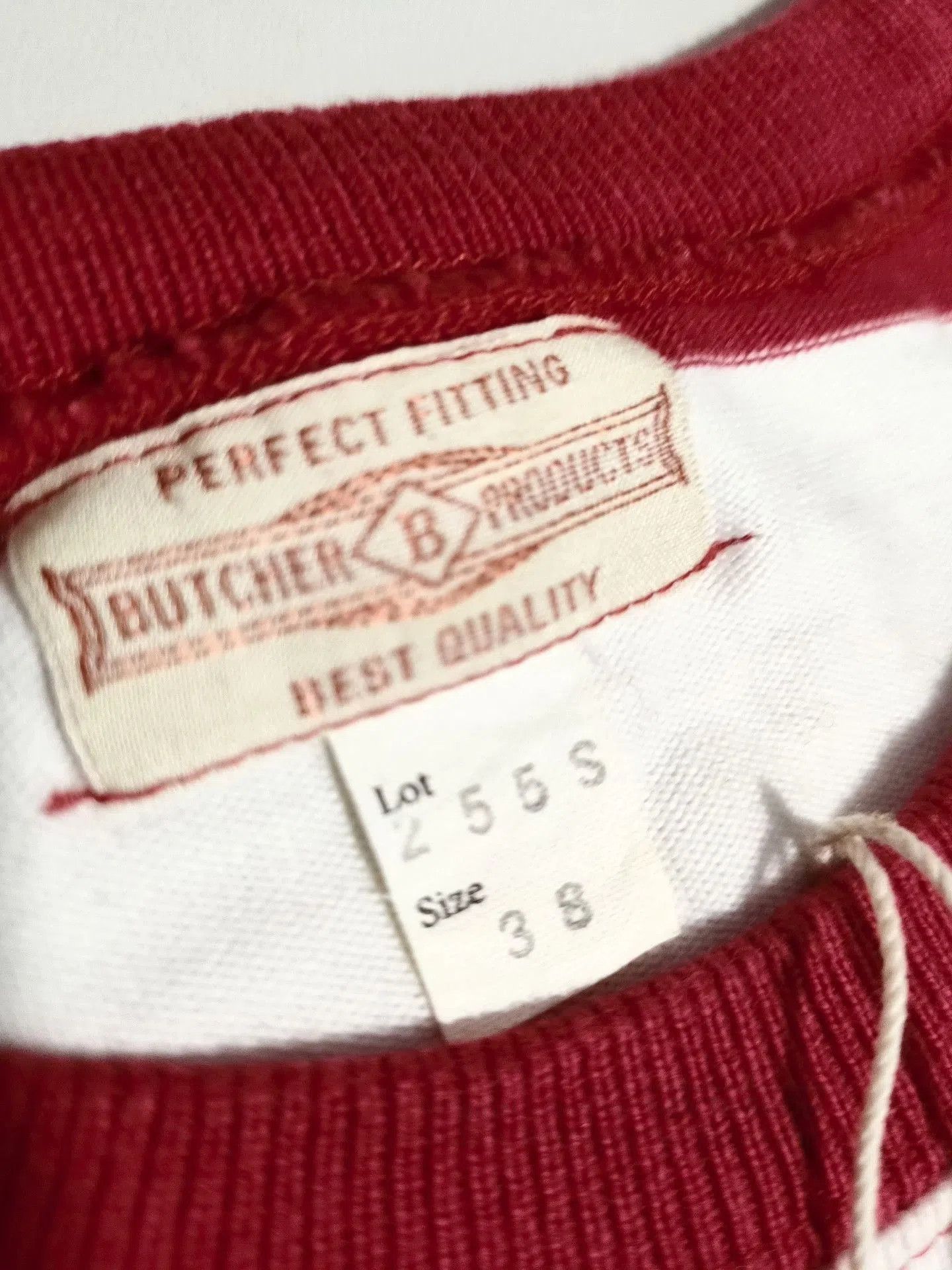 Vintage 1950s Vintage Heavyweight Striped T. Size US M / EU 48-50 / 2 - 5 Thumbnail