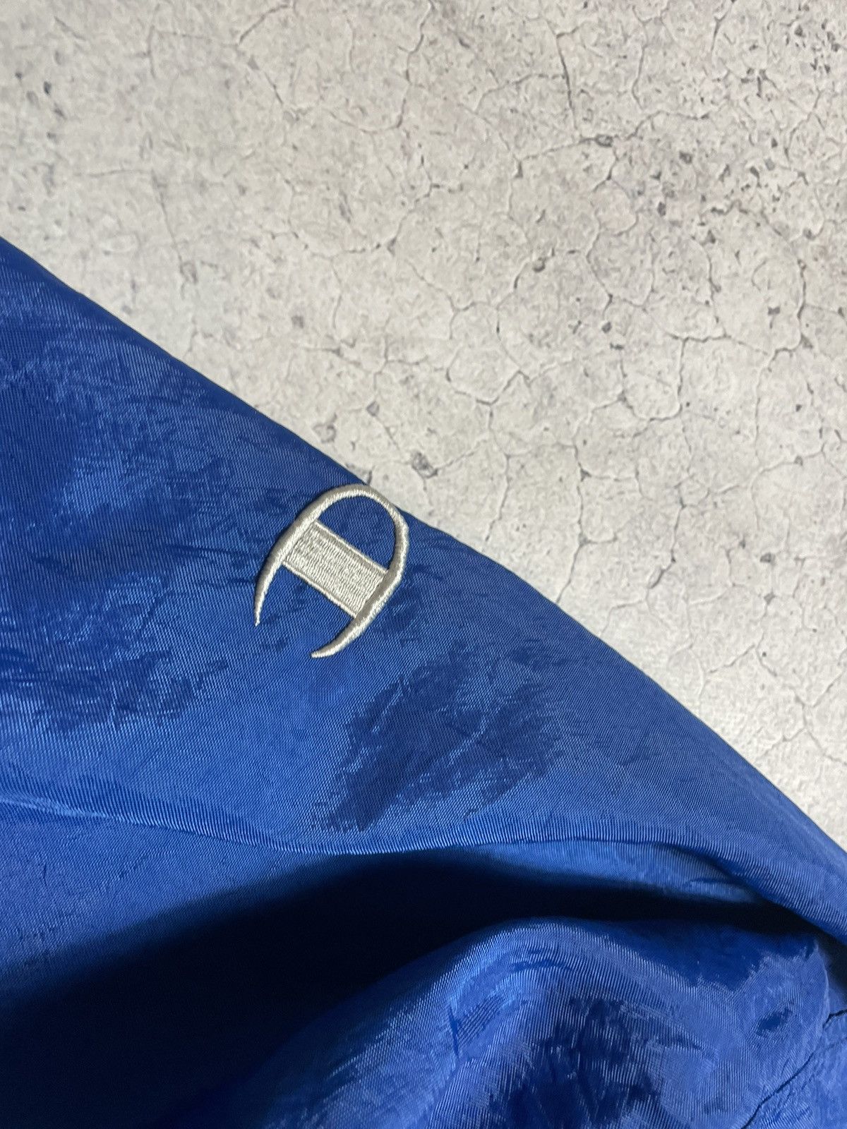 Champion × Vintage Vintage Nylon Anorak Champion Big Logo Jacket Rare Size US L / EU 52-54 / 3 - 12 Thumbnail