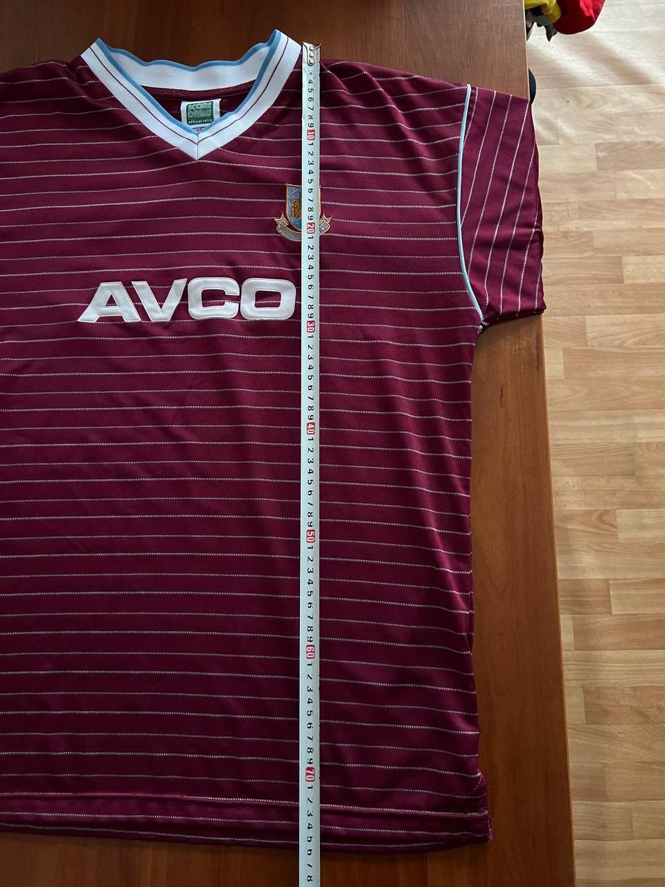 Vintage 1986 WEST HAM UNITED RETRO REMAKE SOCCER JERSEY SHIRT XL Size US XL / EU 56 / 4 - 14 Thumbnail