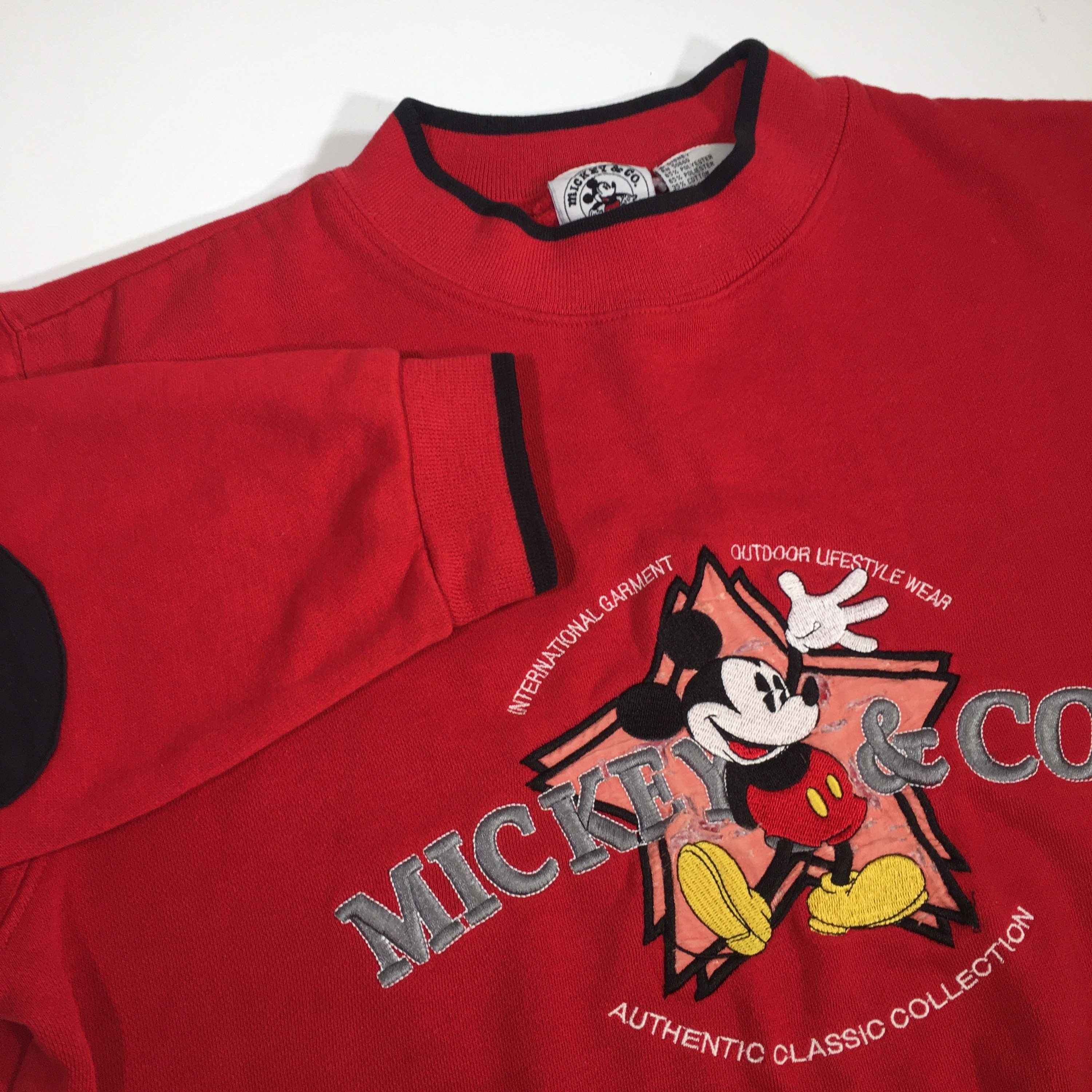 Mickey & Co. 70 80's Mickey Mouse Disney DonnKenny TRI BLEND Sweatshirt Size US M / EU 48-50 / 2 - 2 Thumbnail