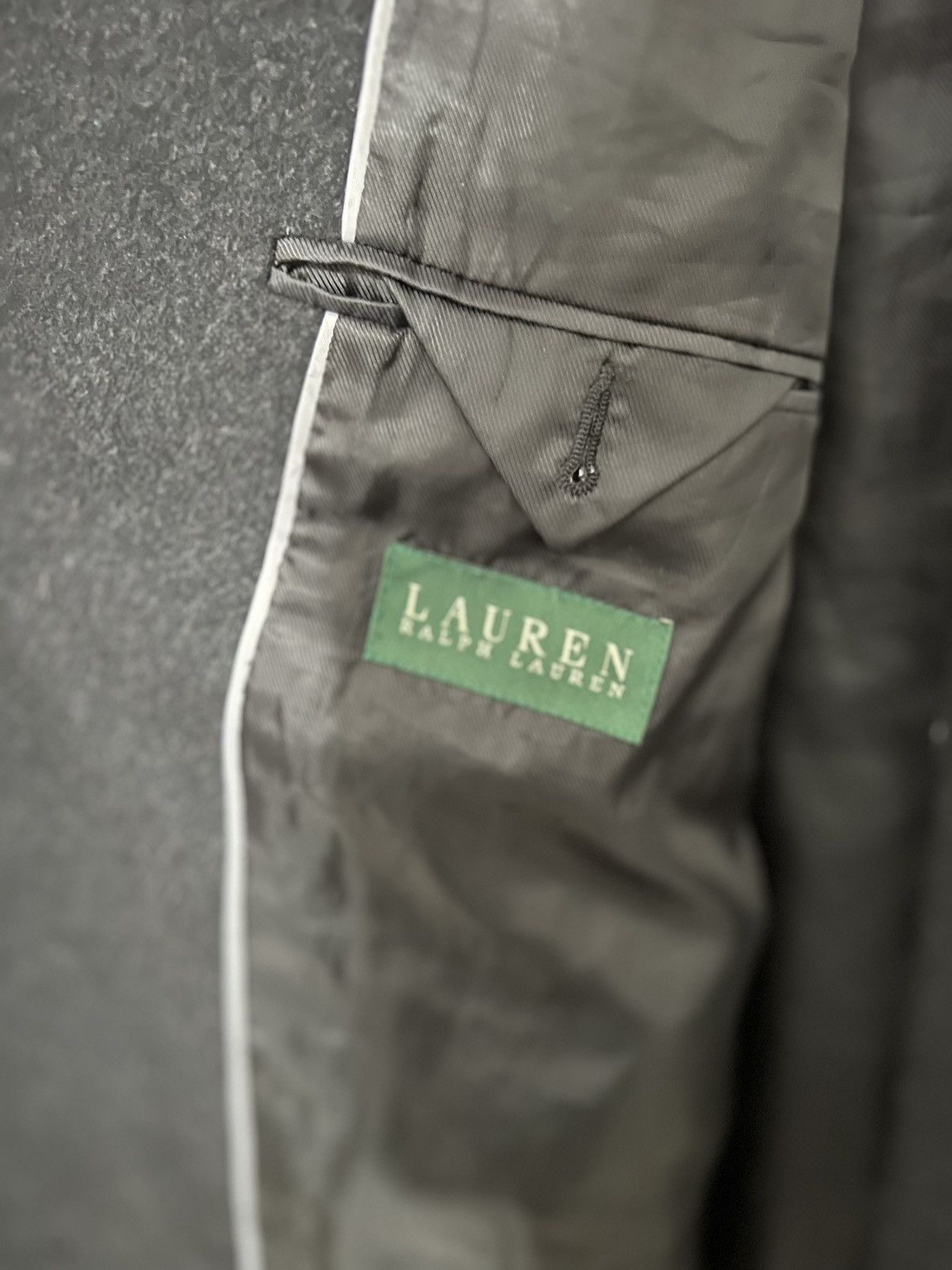 Polo Ralph Lauren Black Wooo Coat 50L Size US L / EU 52-54 / 3 - 3 Thumbnail