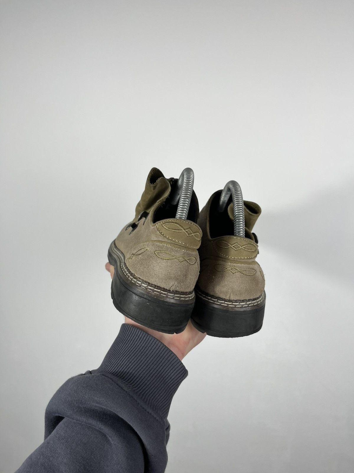 Other Suede Slip On Loafers Metal Buttons EU 40 Size US 7 / EU 40 - 8 Thumbnail