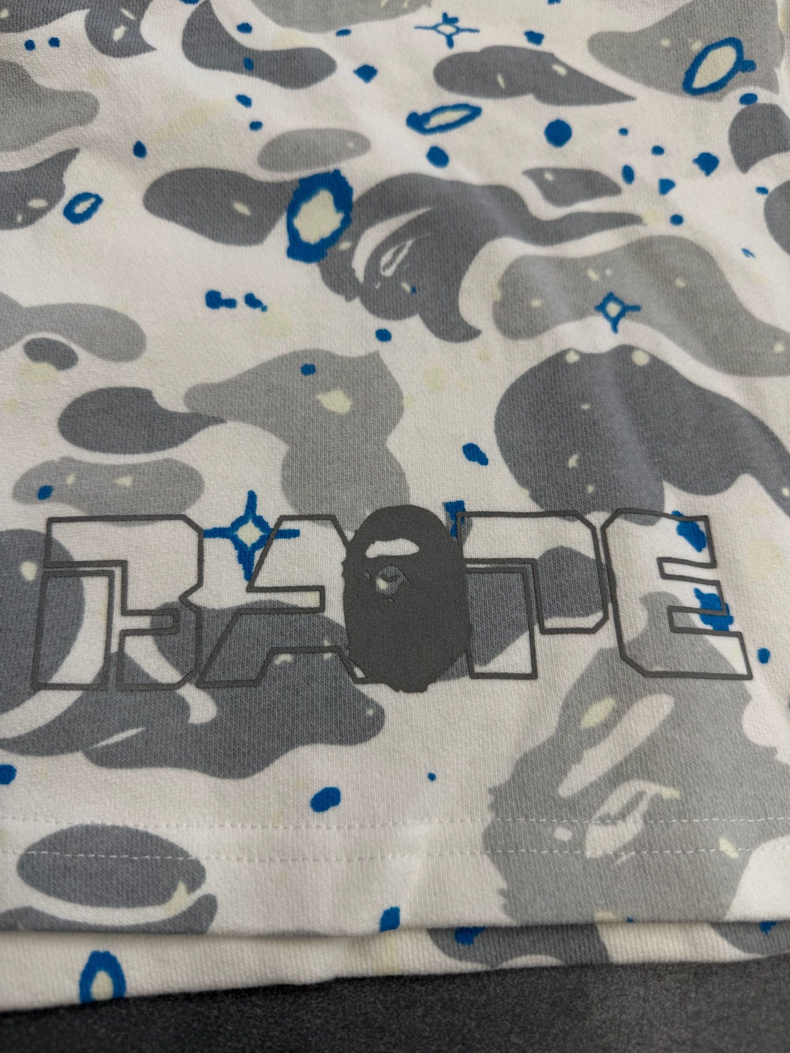 Bape SS20 A Bathing Ape Bape Space Camo Wide Sweatshort - White Size US 38 / EU 54 - 3 Thumbnail