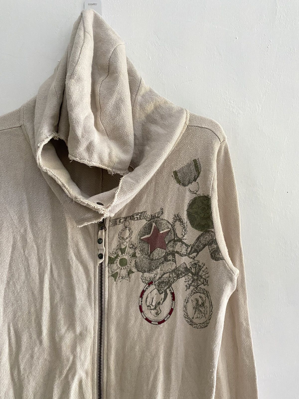 If Six Was Nine × Japanese Brand × Le Grande Bleu (L.G.B.) Japanese british knights studed distressed hoodie Size US L / EU 52-54 / 3 - 3 Thumbnail