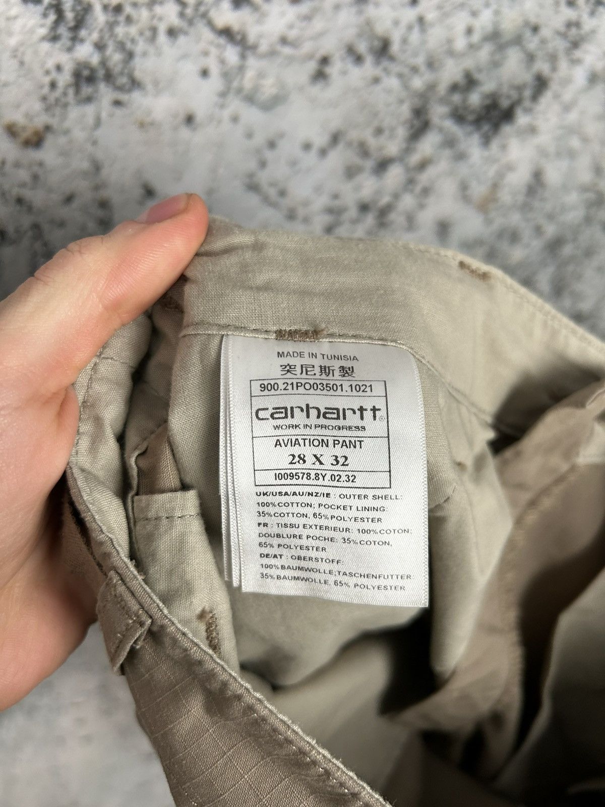 Carhartt Carhartt WiP Aviation Pant Cargo Streetwear Gorpcore Pants Size US 28 / EU 44 - 6 Thumbnail
