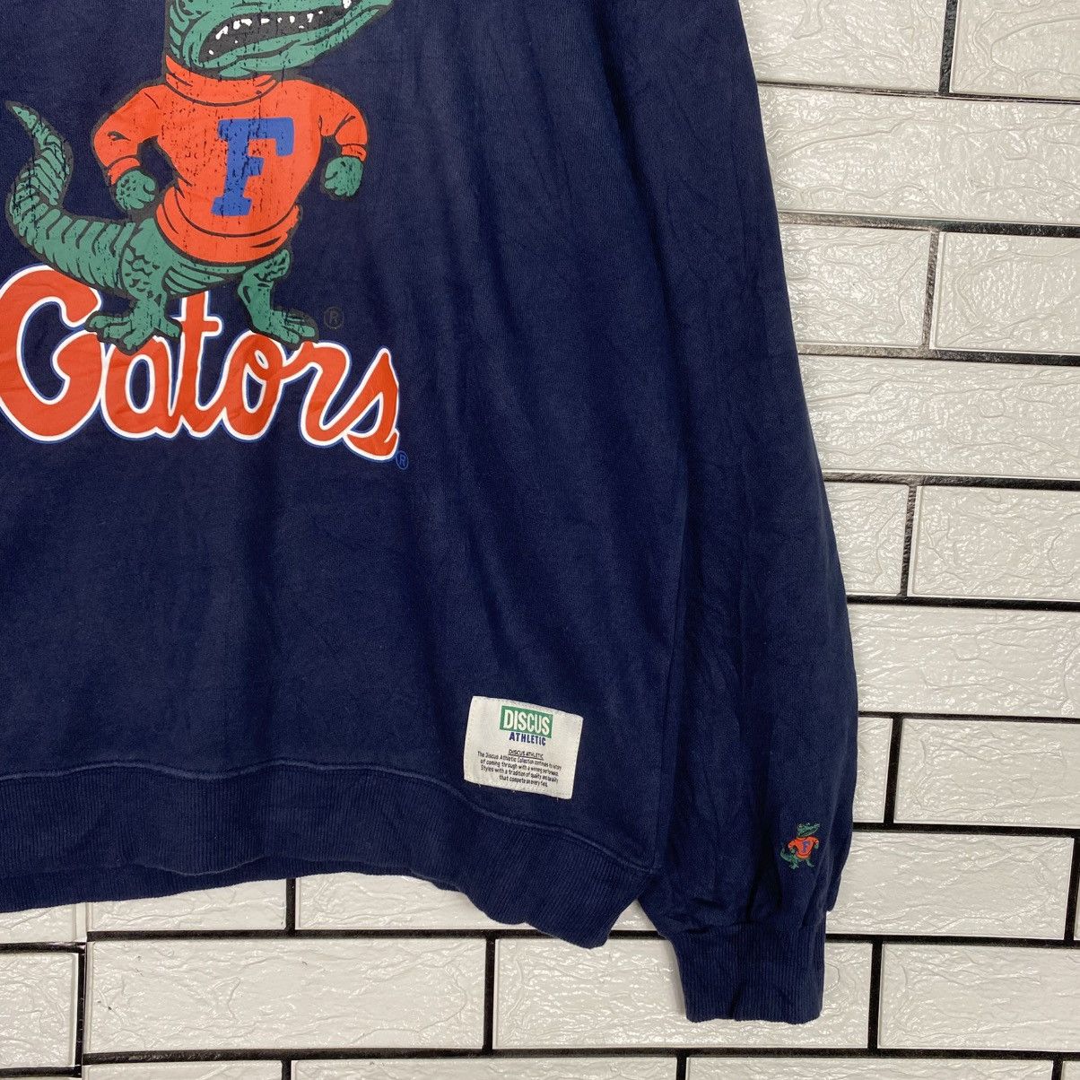Japanese Brand 📌Vintage Sweatshirt Crewneck Discuss Athletic Big Logo Size US M / EU 48-50 / 2 - 6 Thumbnail