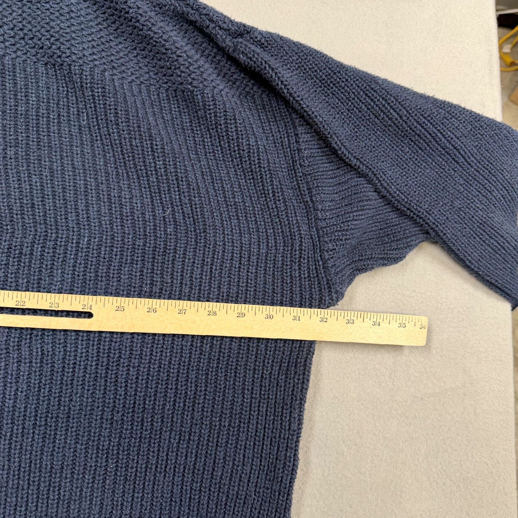 Eddie Bauer Eddie Bauer Mens Sweater 2XLT Blue Mock Neck Henley Cotton Knit Pullover USA Size US XXL / EU 58 / 5 - 4 Thumbnail