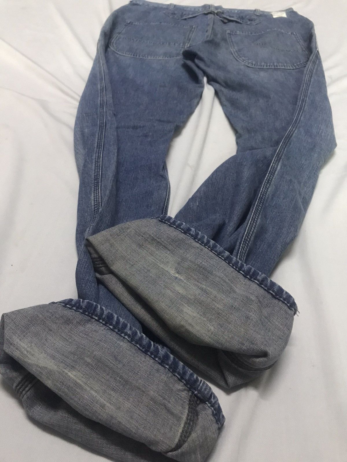 URBAN RESEARCH DOORS Urban Research Door - Baker Jeans Buckle Back Wide Leg Jeans Size US 32 / EU 48 - 13 Thumbnail