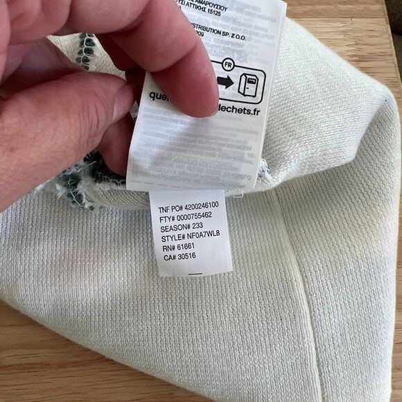 The North Face The North Face Striped Knit Beanie Unisex One Size Green & W Size ONE SIZE - 7 Thumbnail