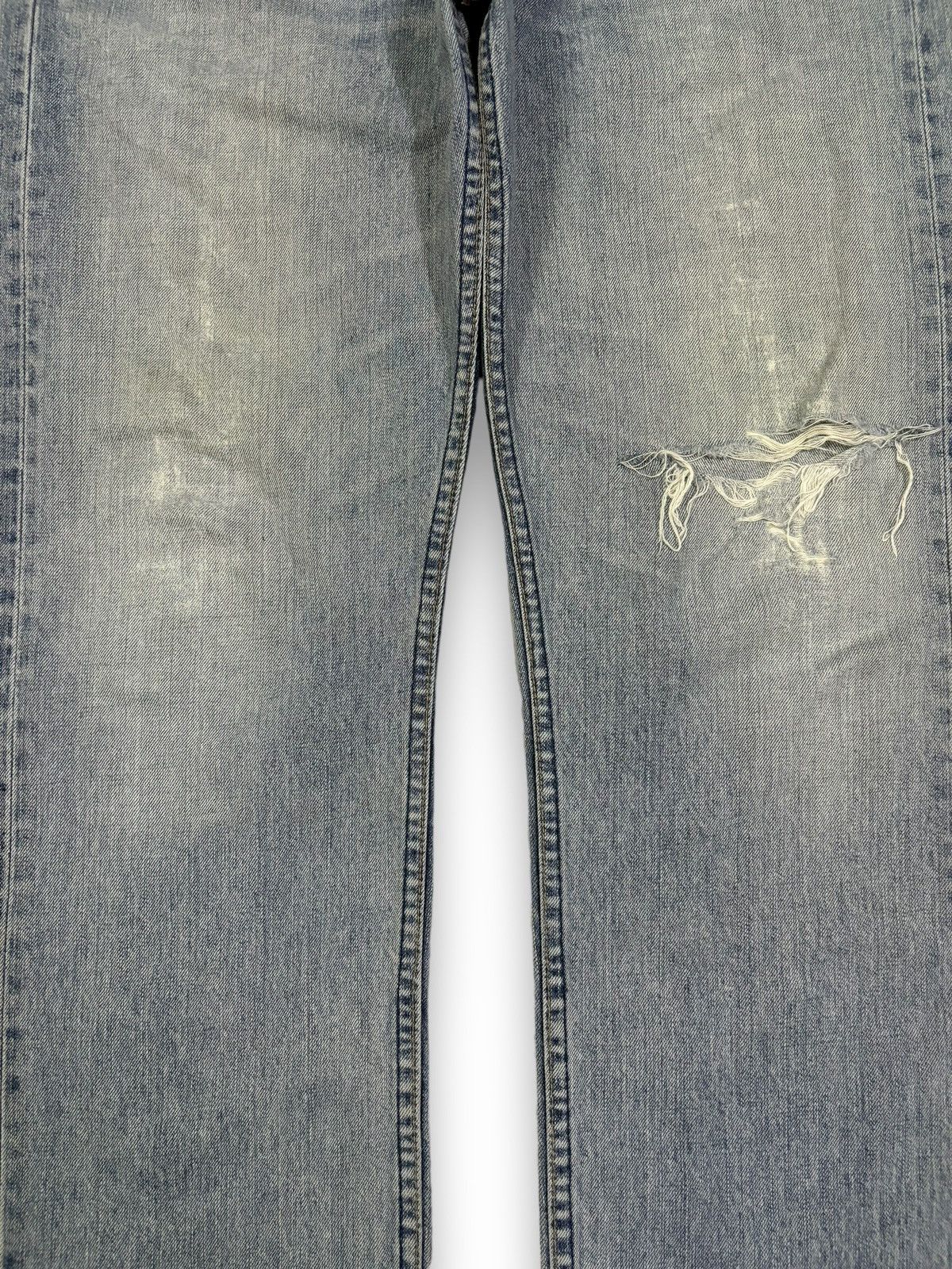 Levi's Vintage 90s Levis 505 Faded Straight Leg Distressed Jeans Size US 34 / EU 50 - 6 Thumbnail