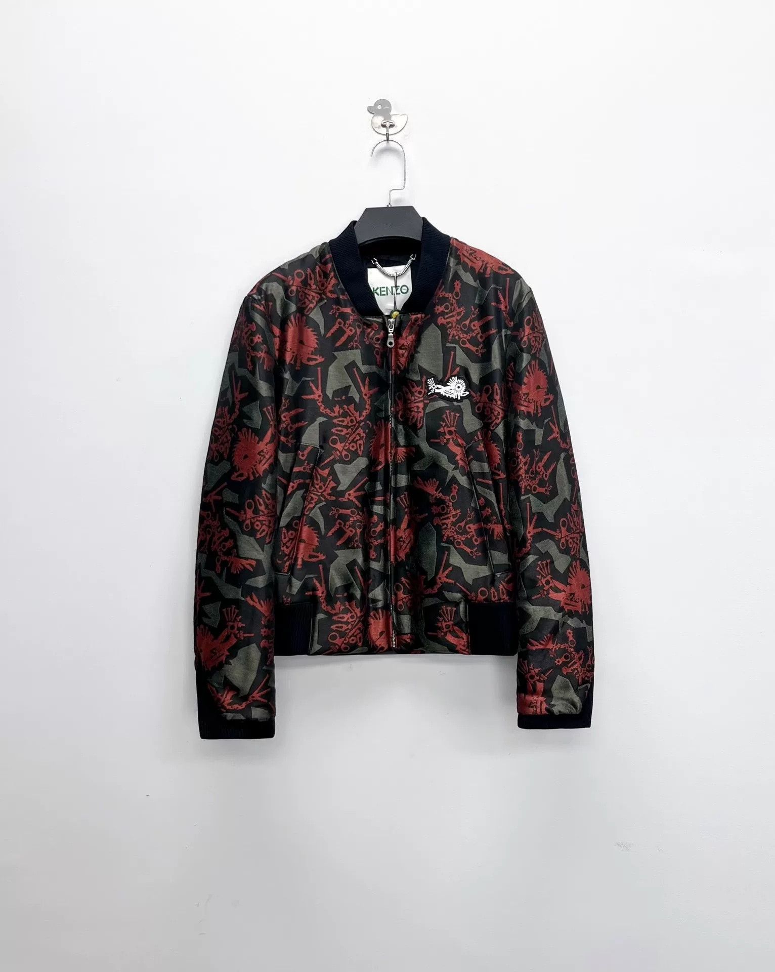 Kenzo Kenzo Multi-Embroidery Logo Flight Jacket Size US S / EU 44-46 / 1 - 1 Thumbnail