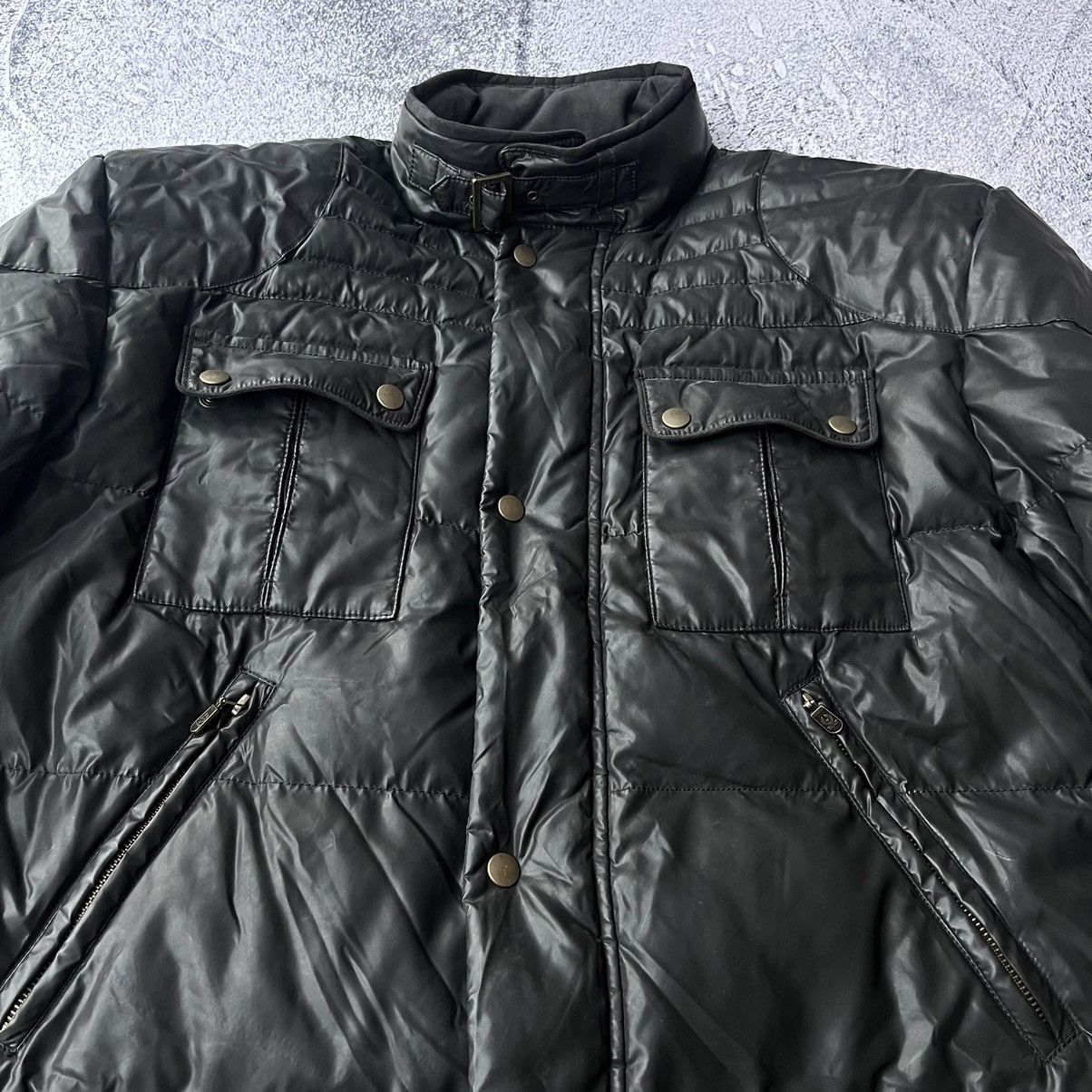 Belstaff Belstaff Gold Quilted goose down puffer jacket silver label Size US XXL / EU 58 / 5 - 2 Thumbnail