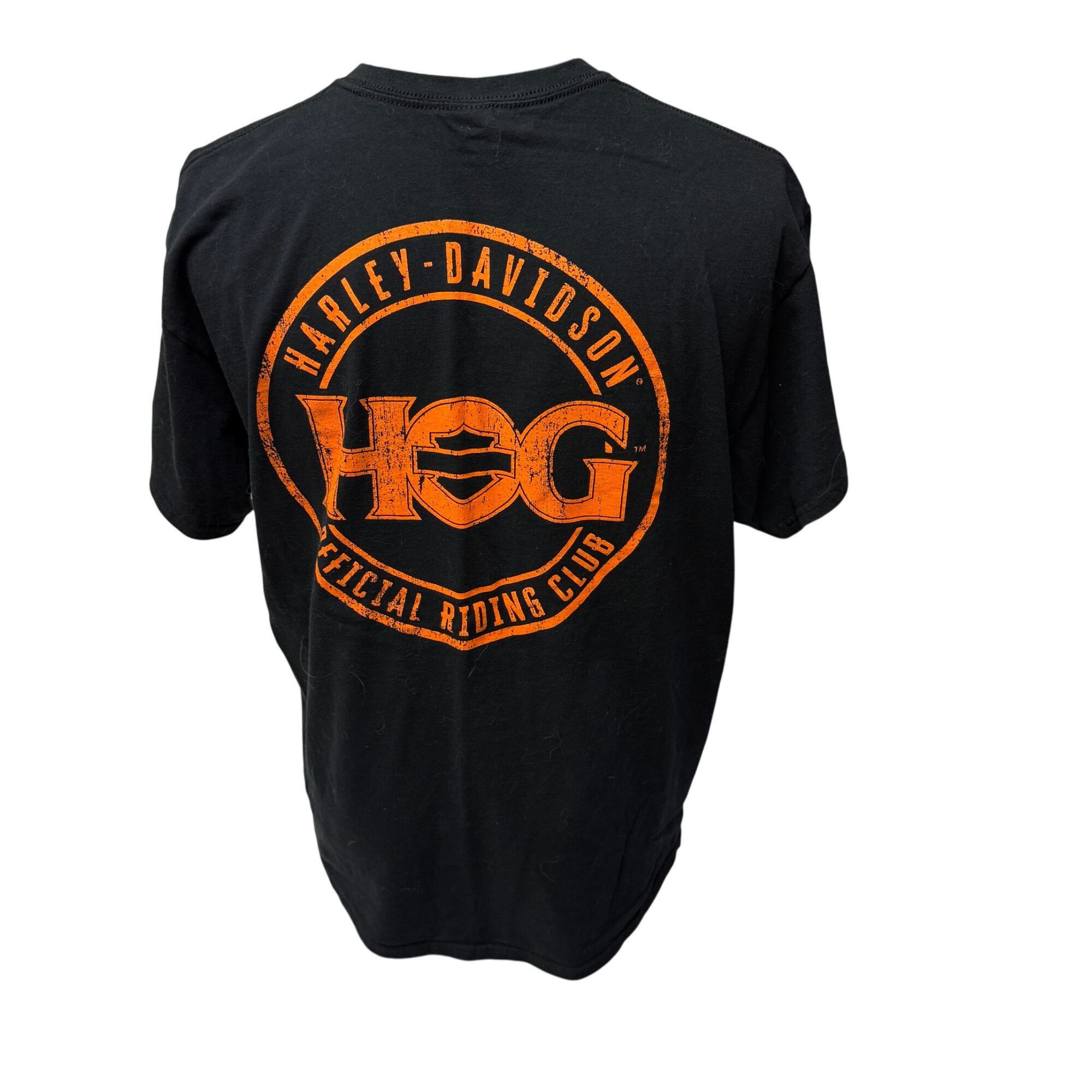 Gildan Harley Davidson Motorcycle HOG Official Riding Club T Shirt Size US XL / EU 56 / 4 - 3 Thumbnail