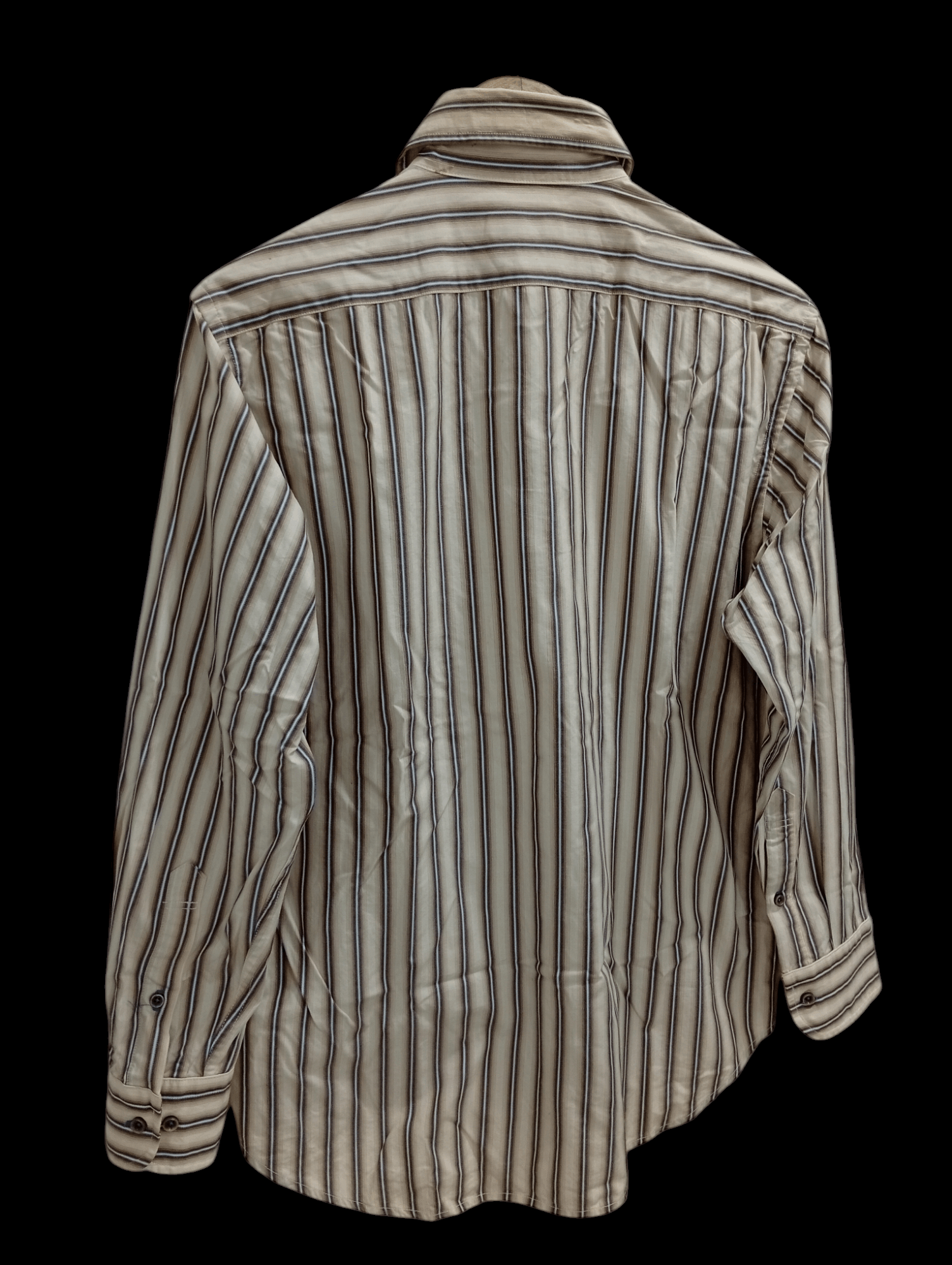 Japanese Brand × Vintage × Yoshiyuki Konishi 🔥🔥Vintage Ficce Stripe LS Shirt Size US M / EU 48-50 / 2 - 21 Thumbnail