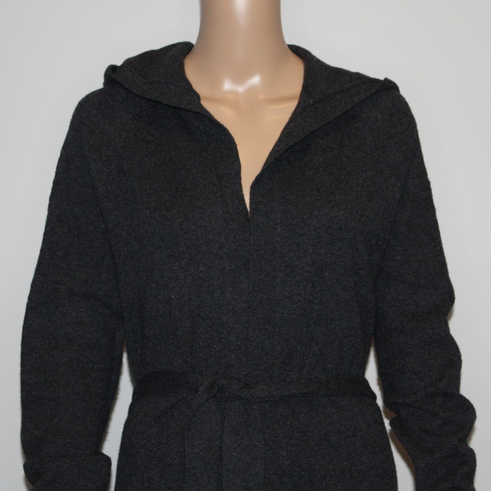Loft Hooded Open Duster Sweater in Heather Gray and size Medium Size M / US 6-8 / IT 42-44 - 2 Thumbnail